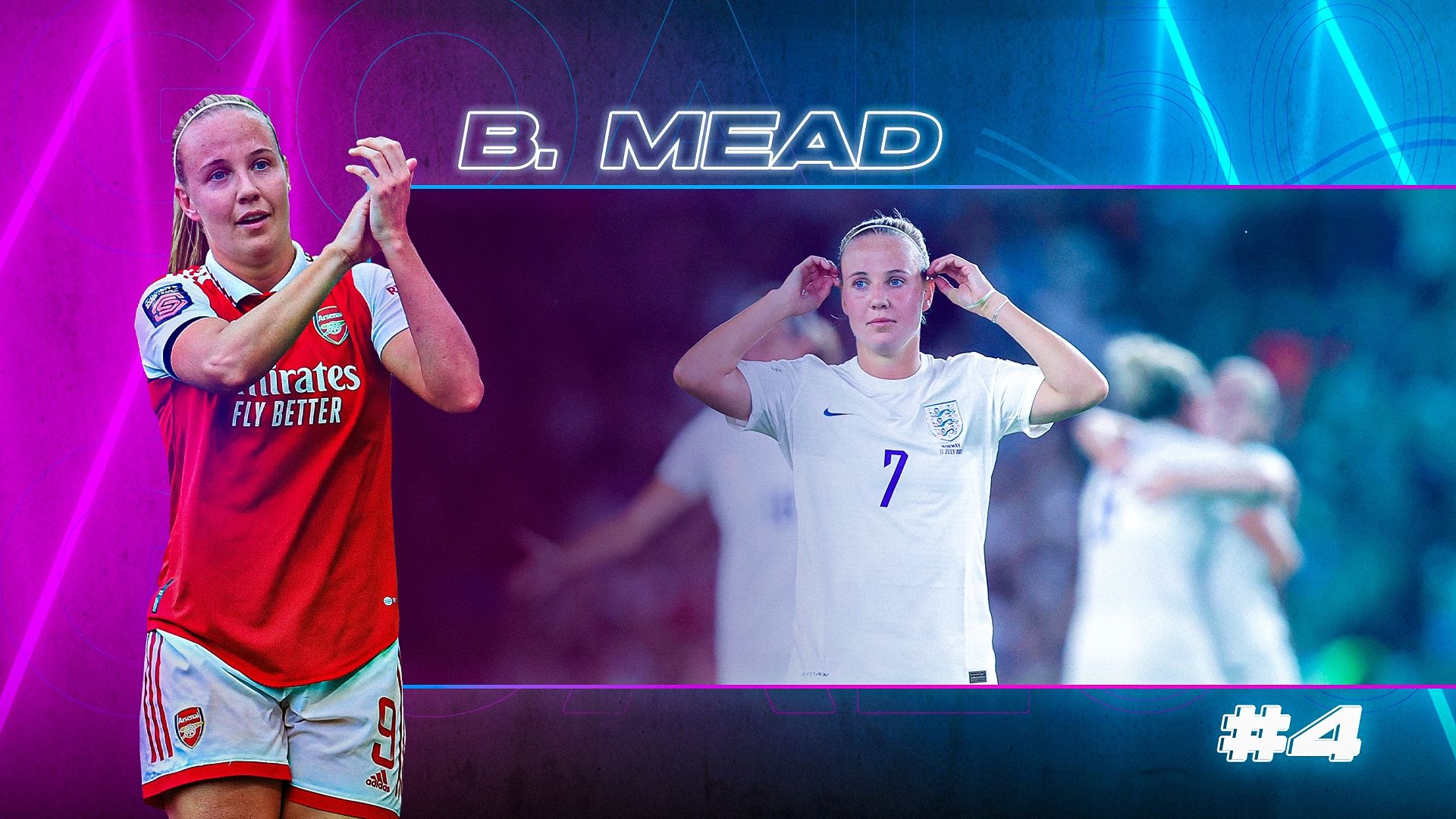 GOAL50 2022 Beth Mead GFX Ranking