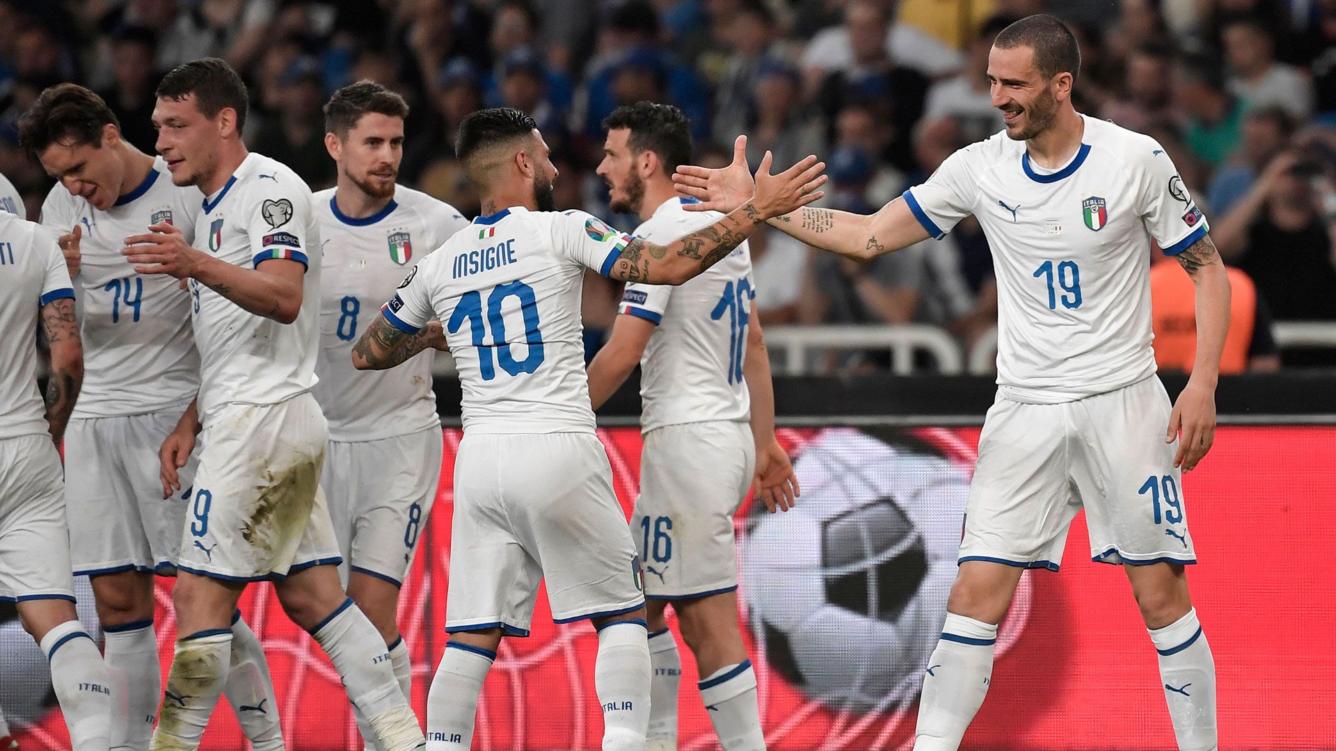 leonardo bonucci italia italy italien greece griechenland lorenzo insigne 2019 european qualifiers em qualifikation