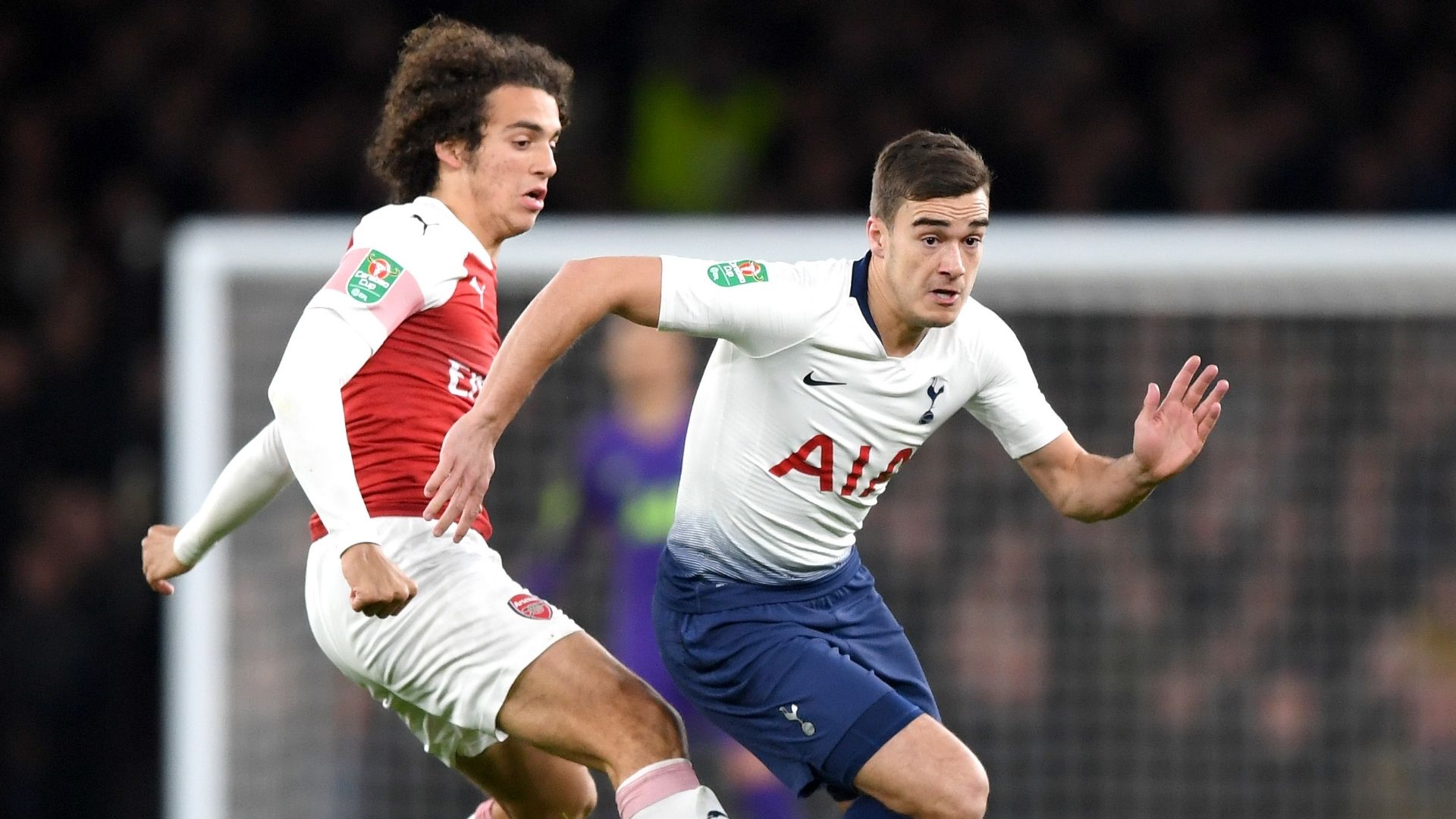 Matteo Guendouzi, Harry Winks, Arsenal vs Tottenham