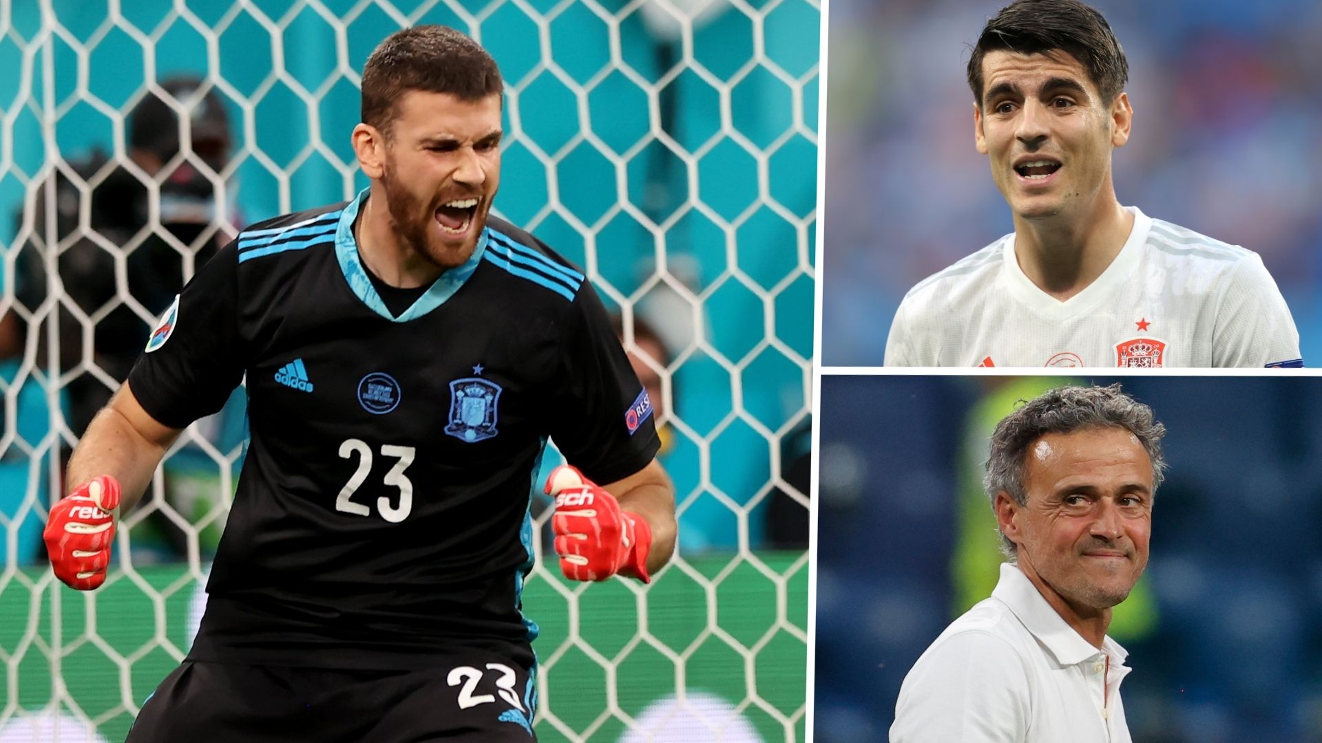 Unai Simón Álvaro Morata Luis Enrique España Selección Española Eurocopa