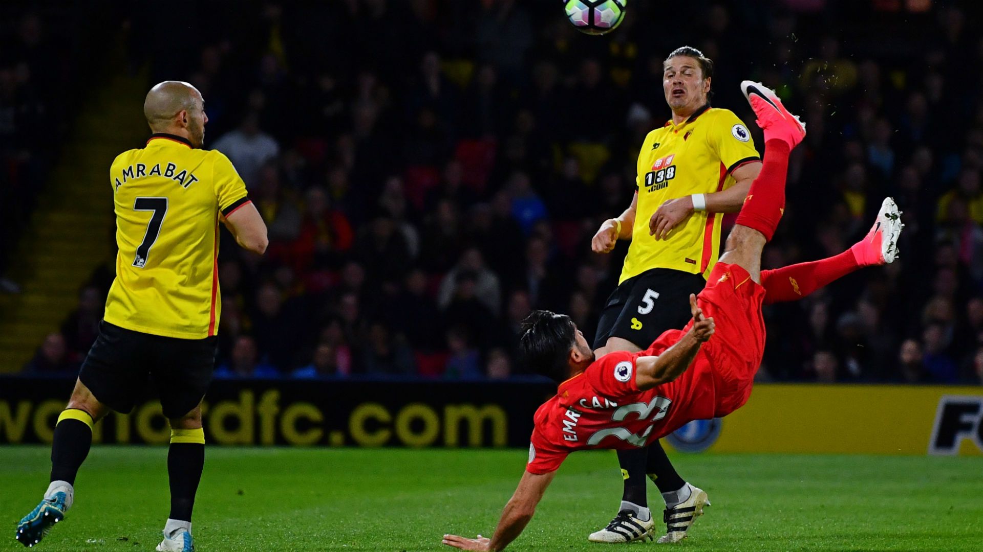 Emre Can Liverpool Watford