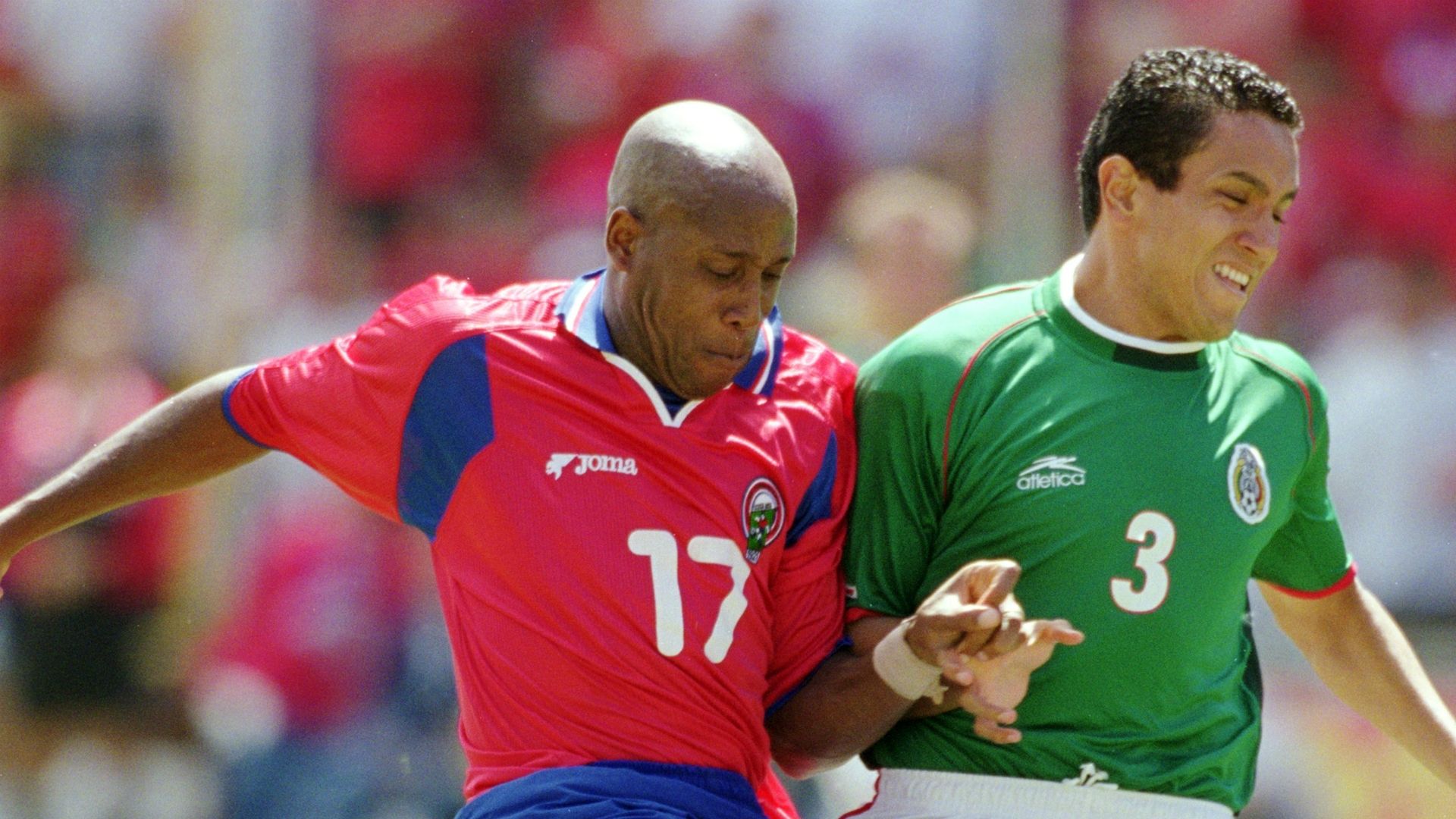 Hernan Medford Mexico Costa Rica 2001 Hexagonal Concacaf