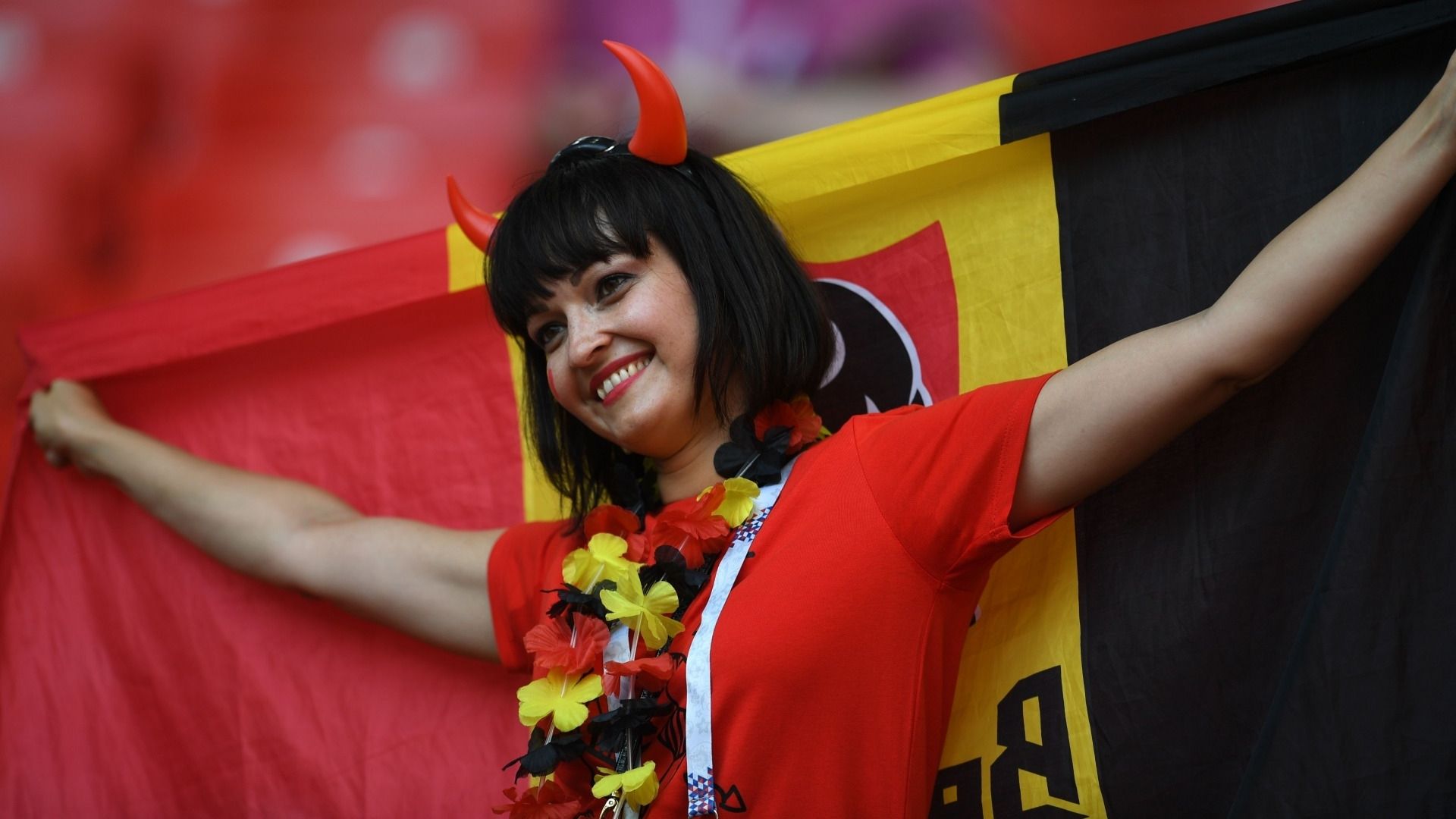 美女サポワールドカップ_ベルギーvsチュニジア_ベルギー2