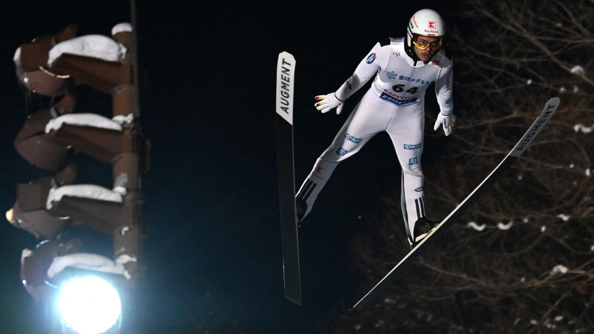Germany's Philipp Raimund takes his jump