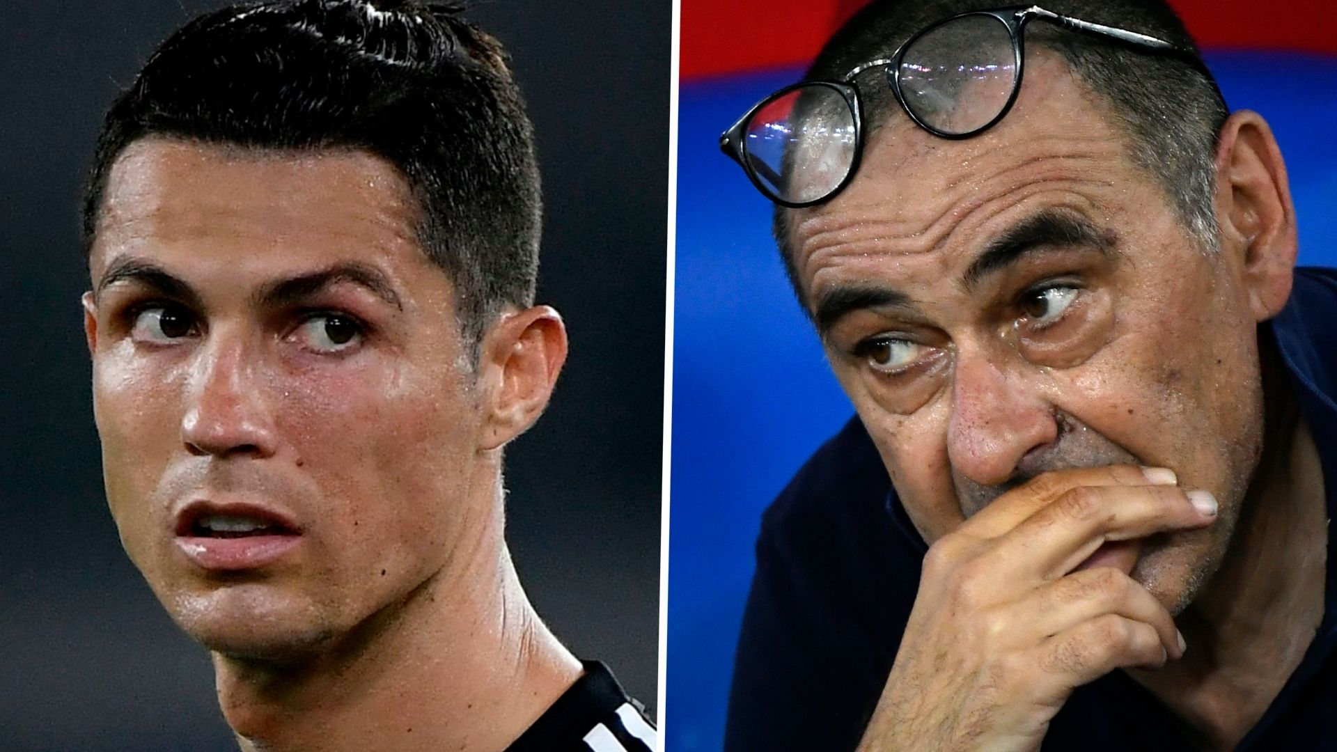 Cristiano Ronaldo Maurizio Sarri Juventus 2019-20 GFX