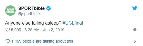 Reactions Tottenham Liverpool Champions League