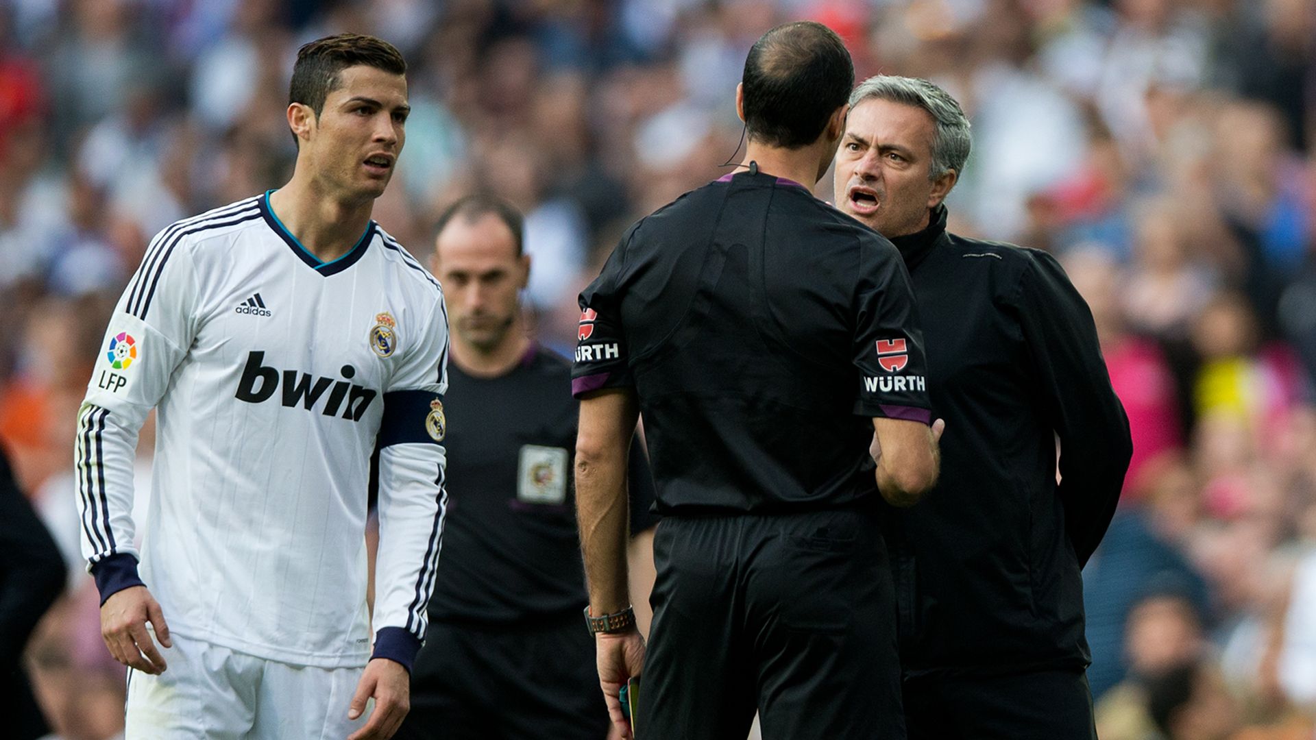 Cristiano Ronaldo Jose Mourinho Real Madrid