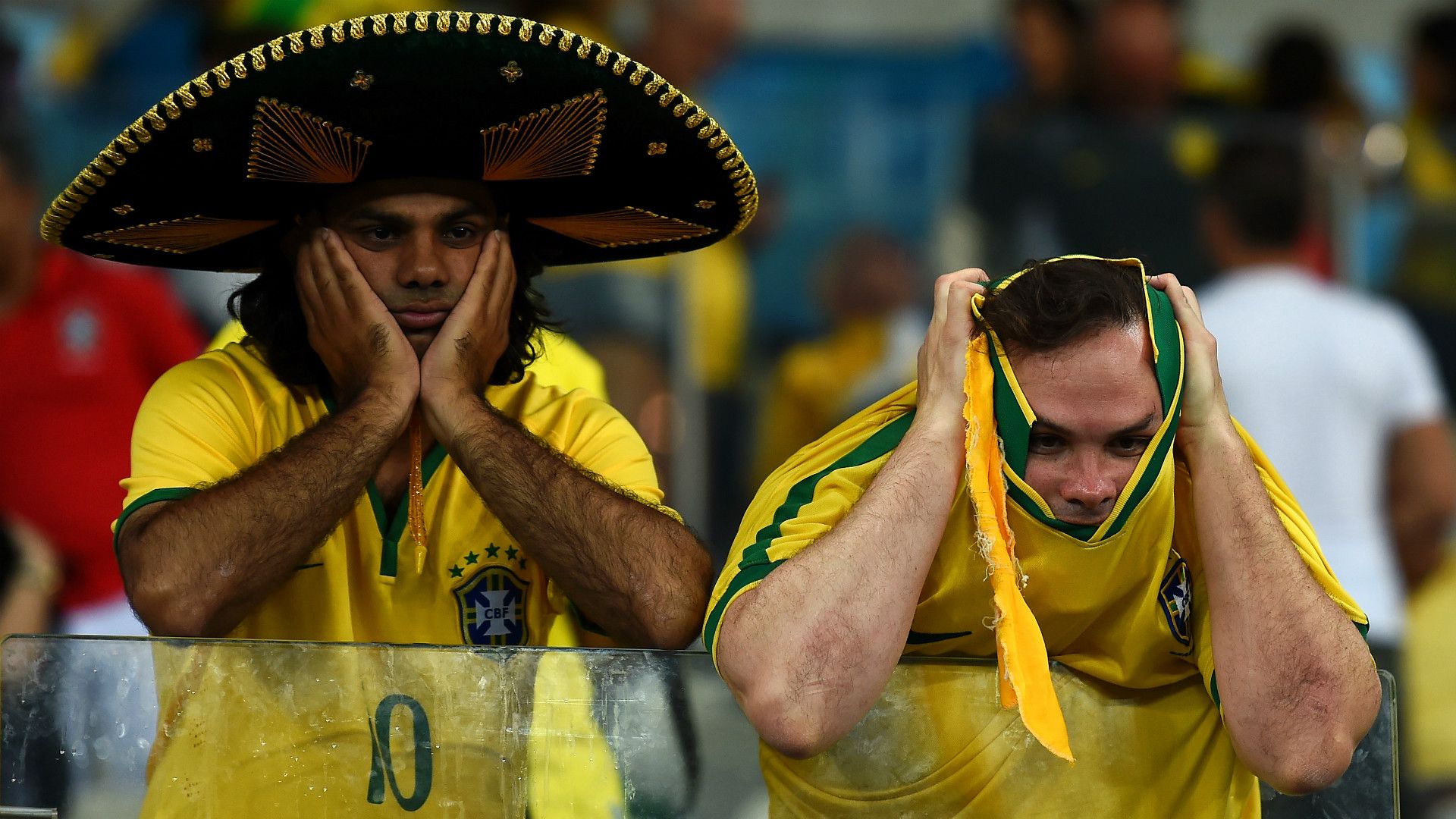 Fans Brazil Germany FIFA World Cup 2014 08072014