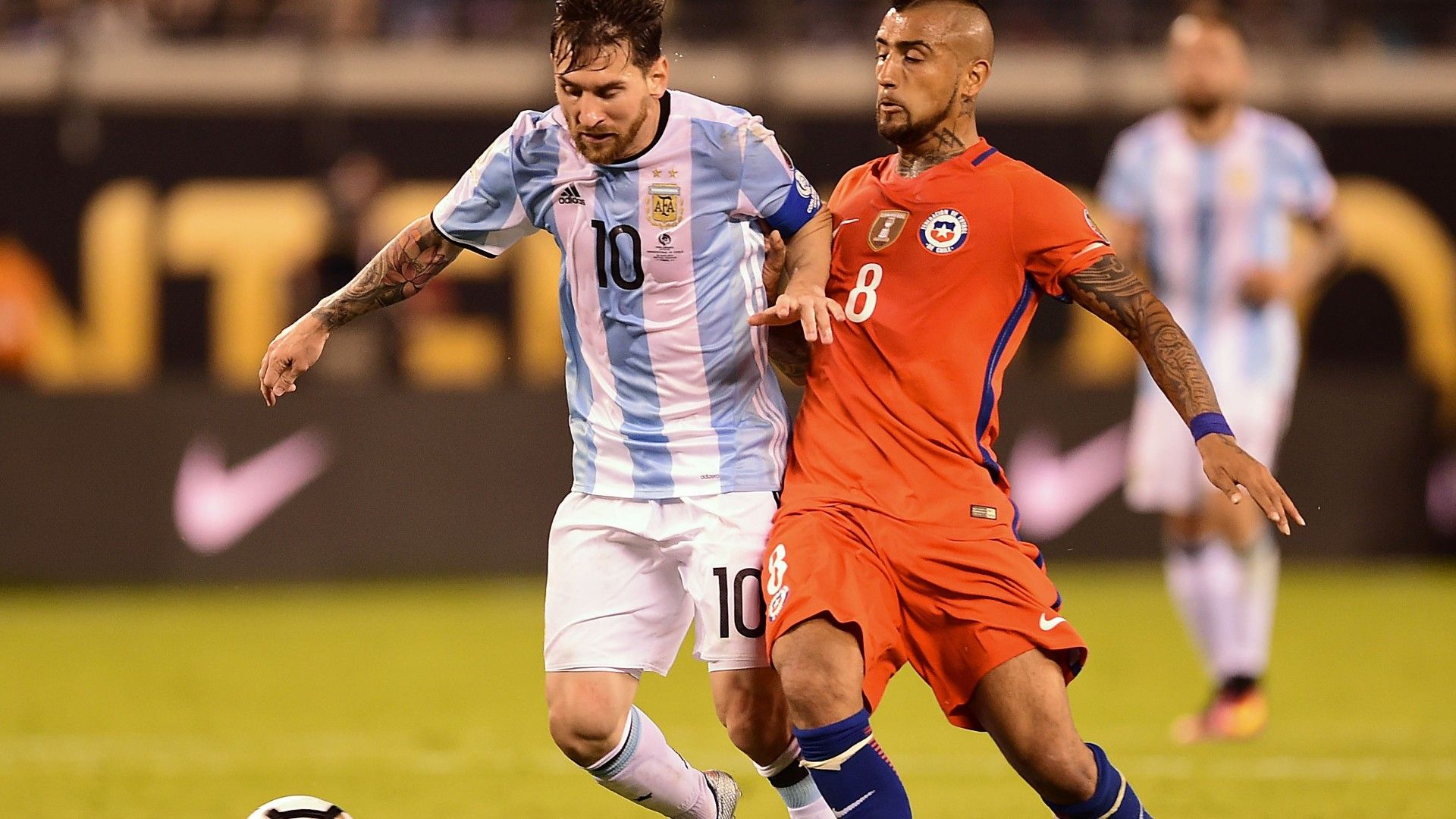 Argentina Chile Copa America 2016 Messi Vidal 270619