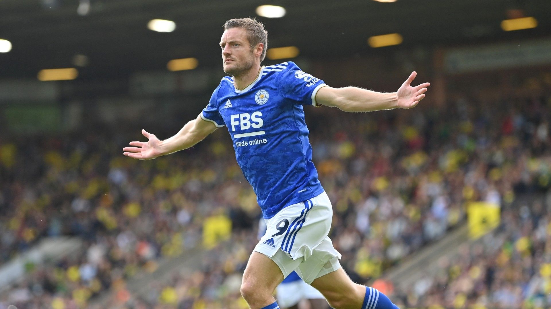 Jamie Vardy Norwich vs Leicester Premier League 2021-22
