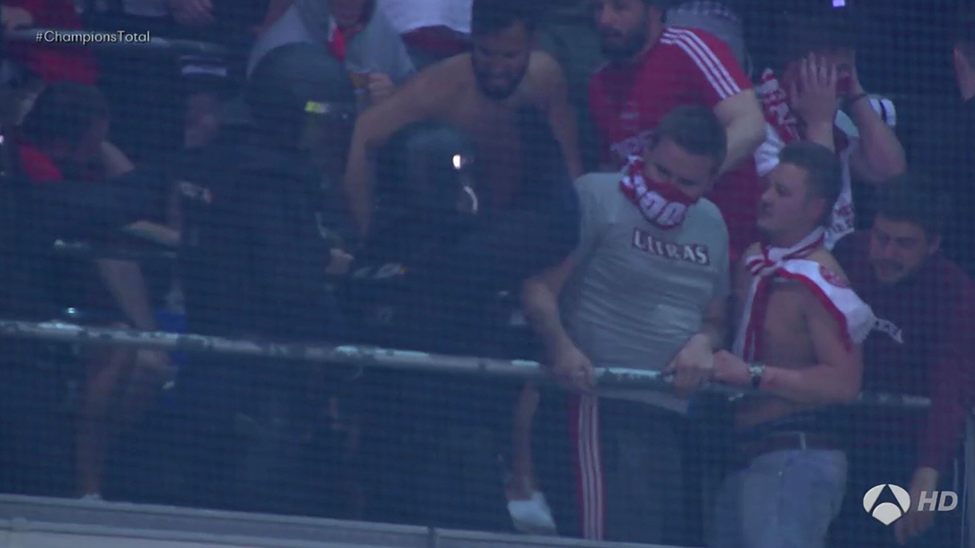 Carga policia Madrid Bayern Munich