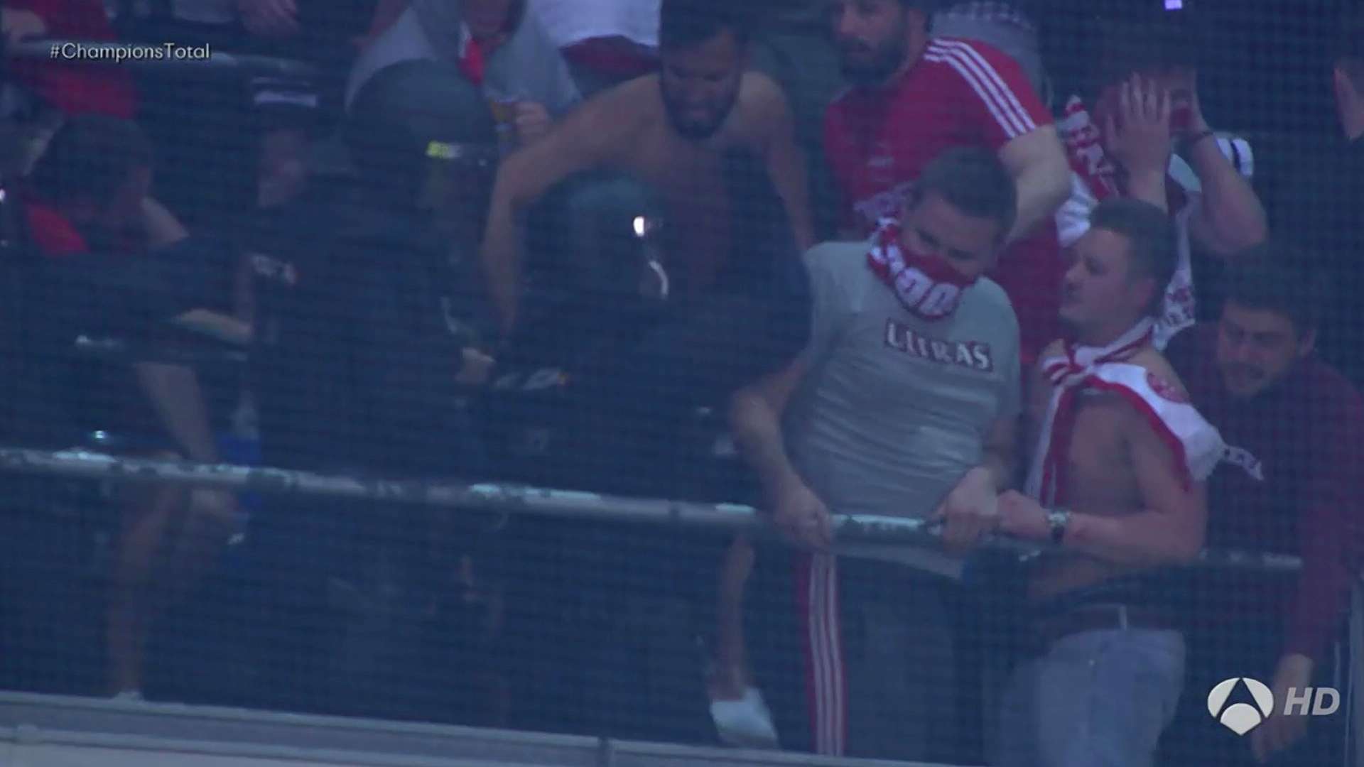 Carga policia Madrid Bayern Munich