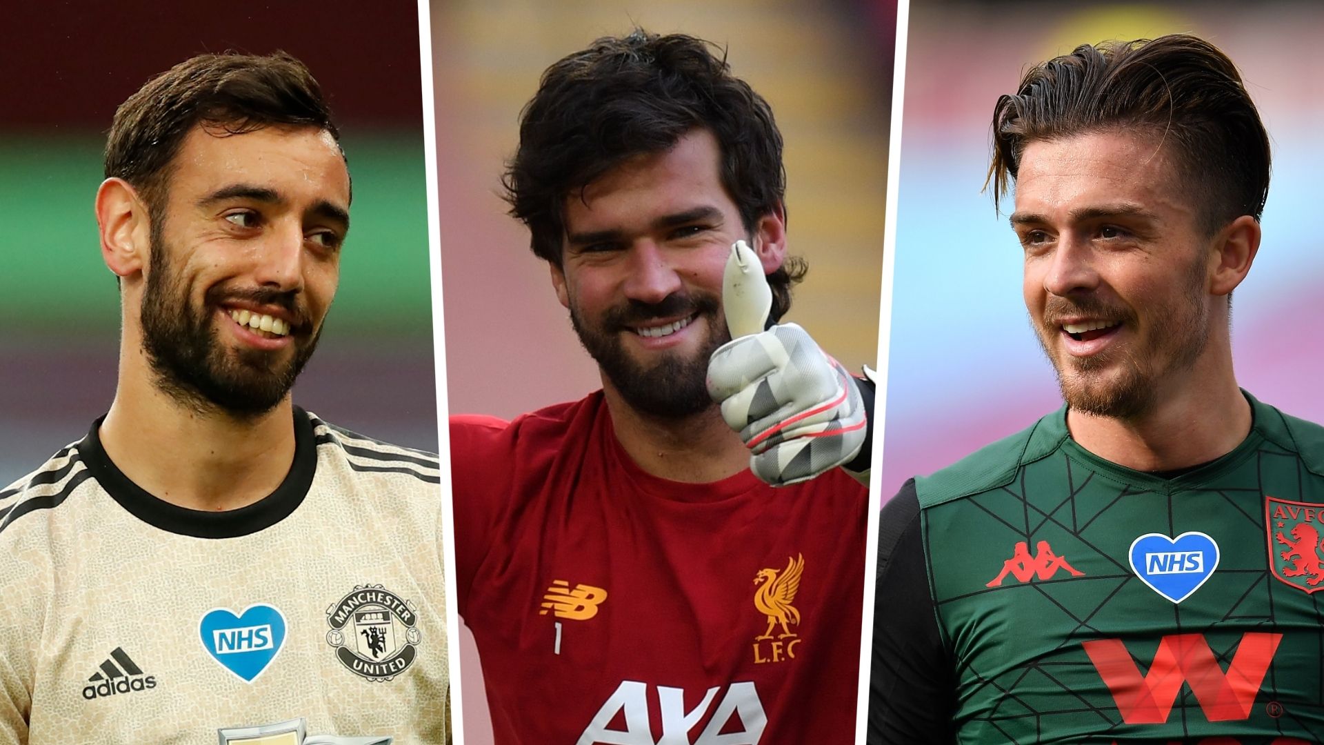 Bruno Fernandes Alisson Jack Grealish