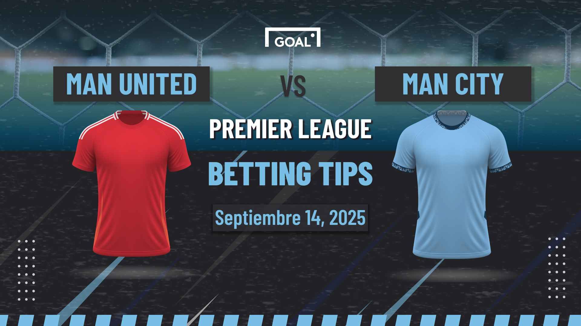 Man City vs Man Utd Pronóstico y Apuestas Premier League  14-09-25