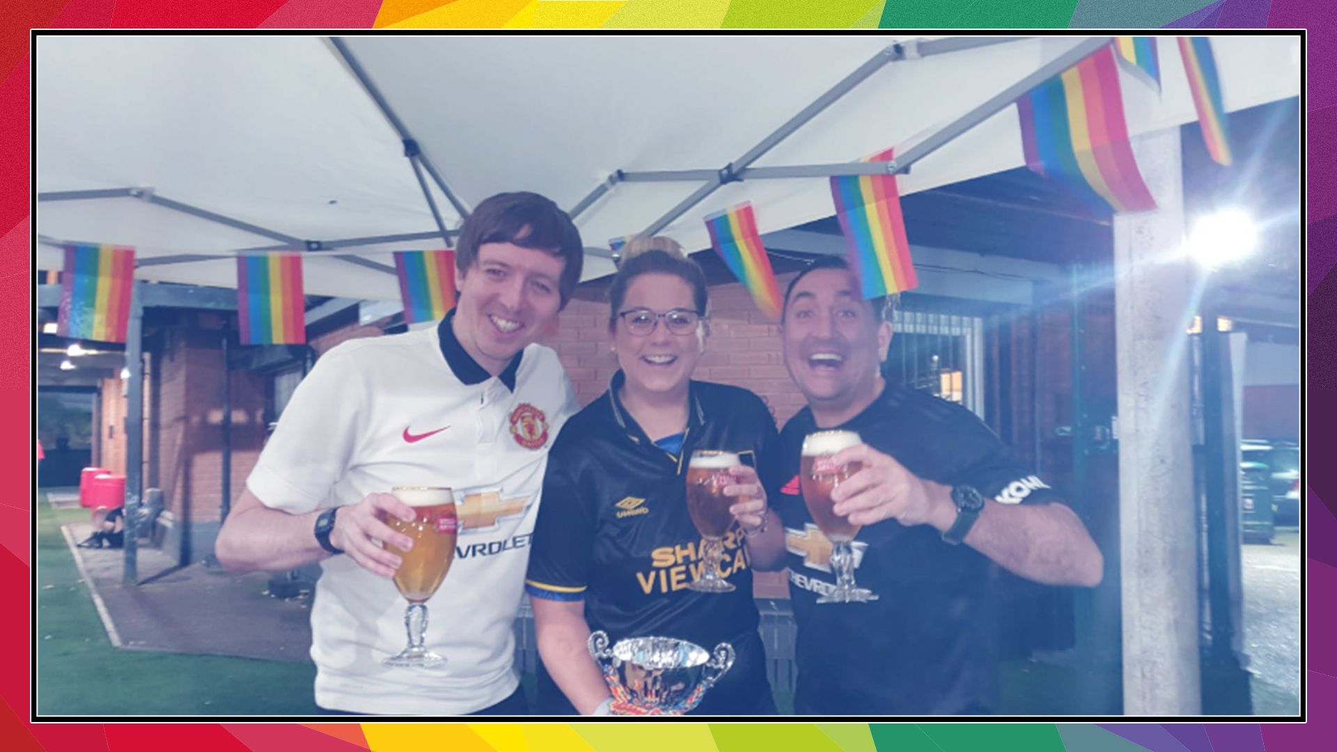 Man Utd LGBT Rainbow Devils