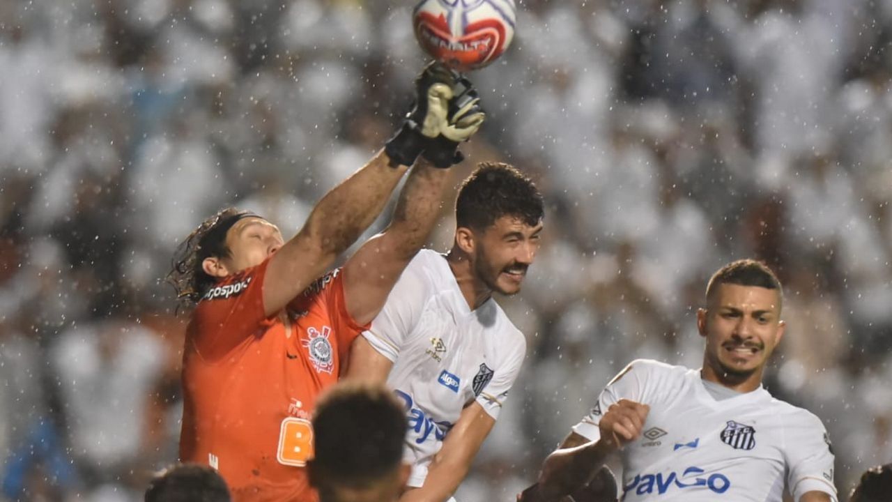 Cassio Gustavo Henrique Santos Corinthians Paulista semifinal 08042019
