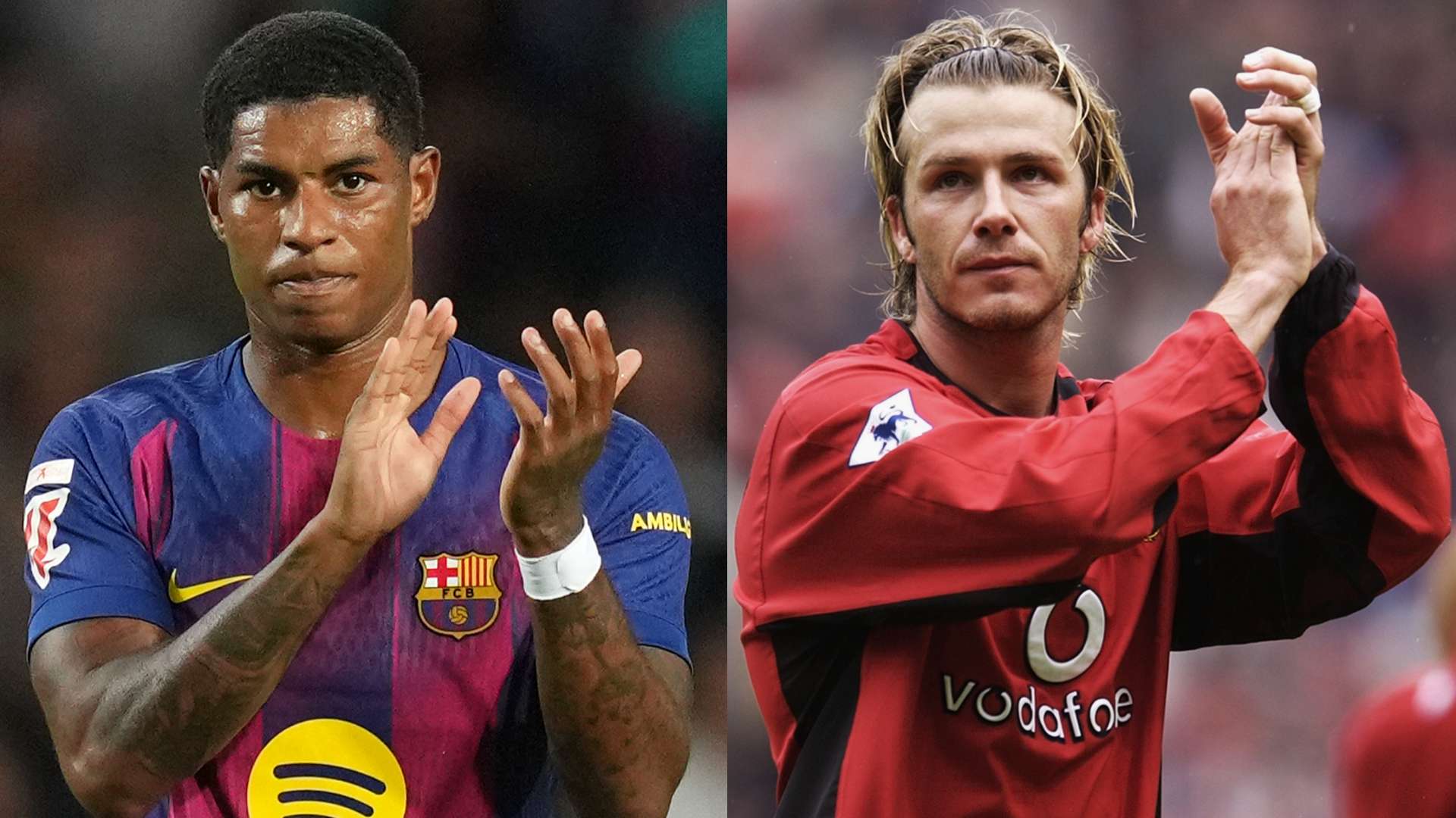 Marcus Rashford David Beckham