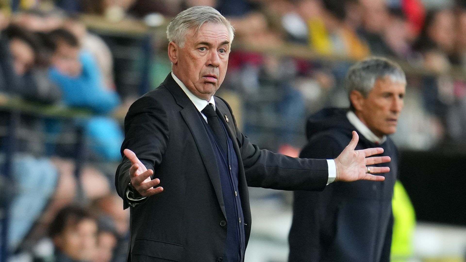Carlo Ancelotti Quique Setién