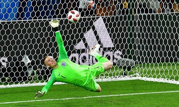 Pickford saves vs Bacca