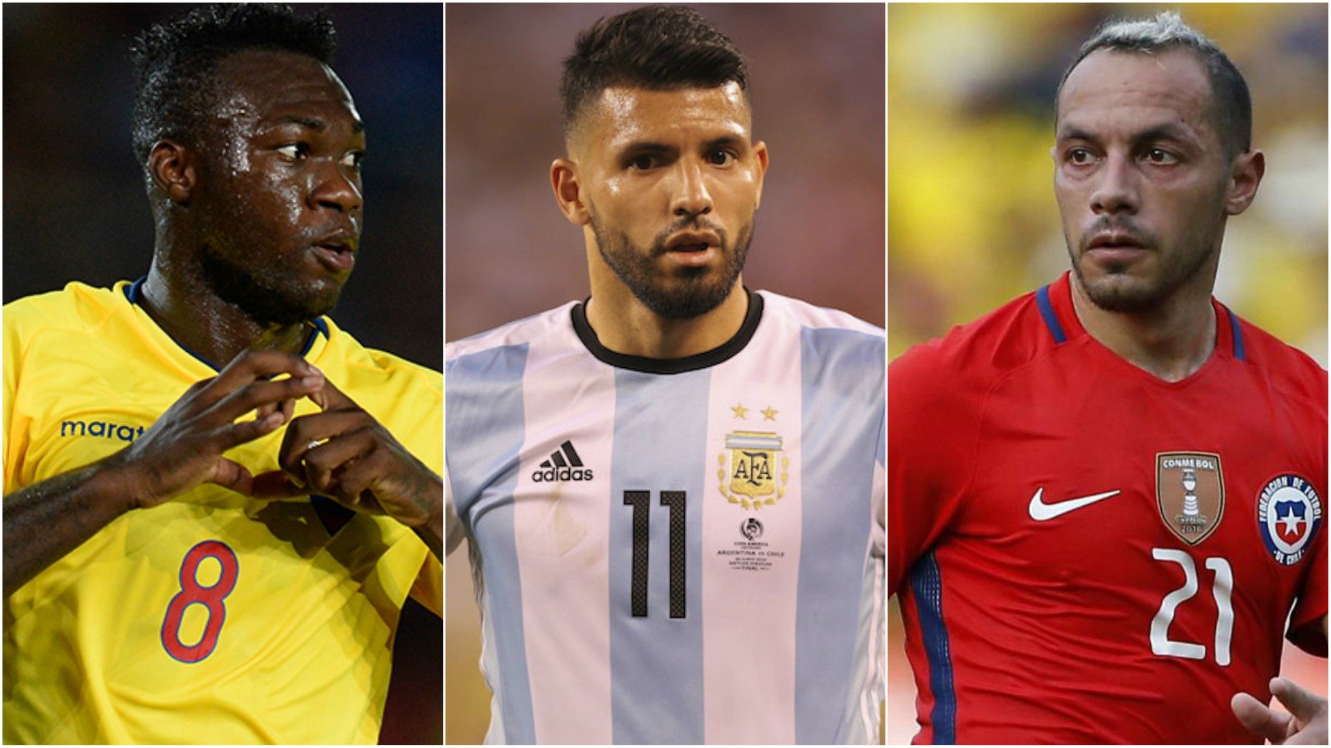 Ausentes fecha 17 Eliminatorias Sudamericanas