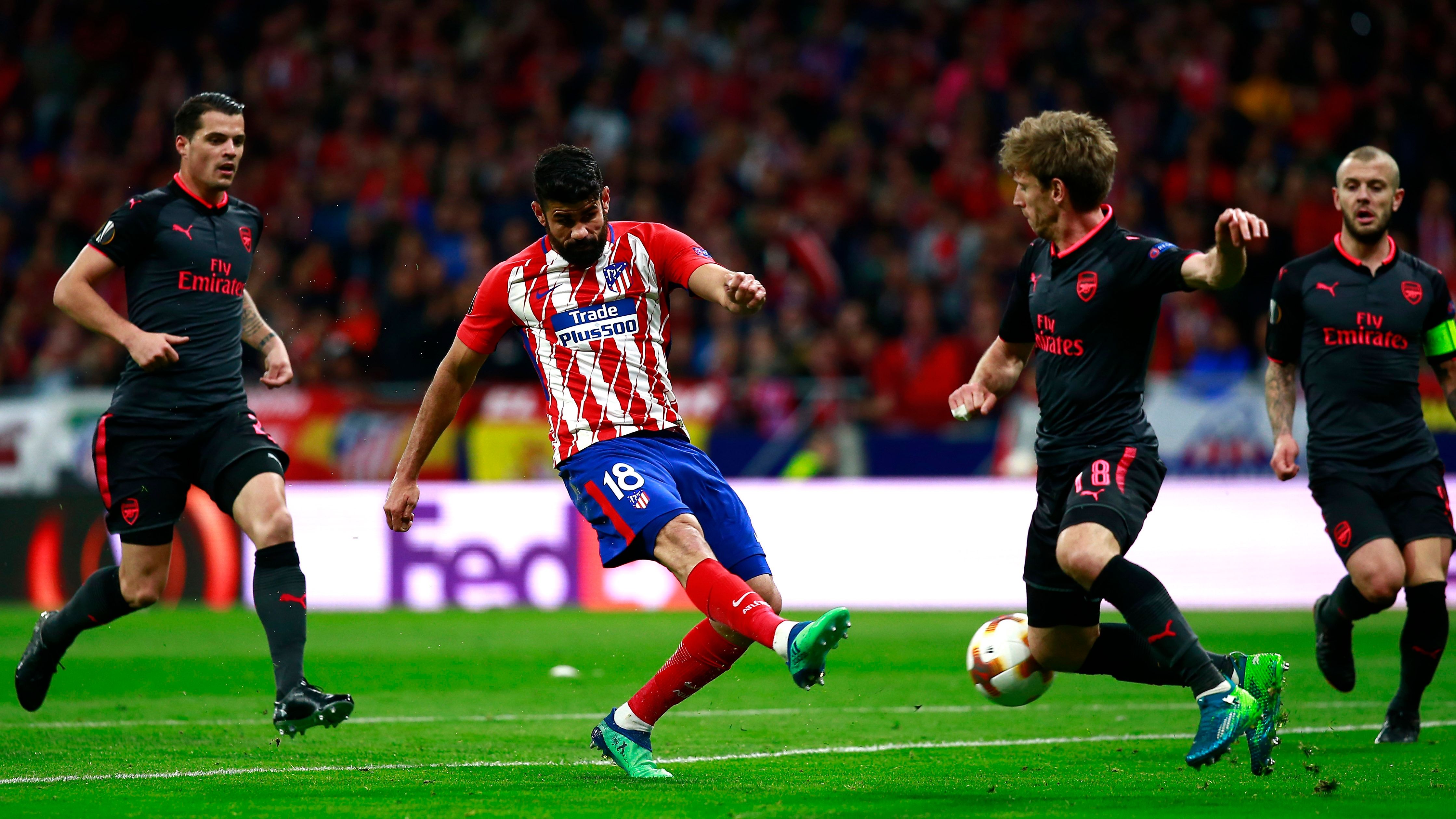 Costa Xhaka Atletico Arsenal