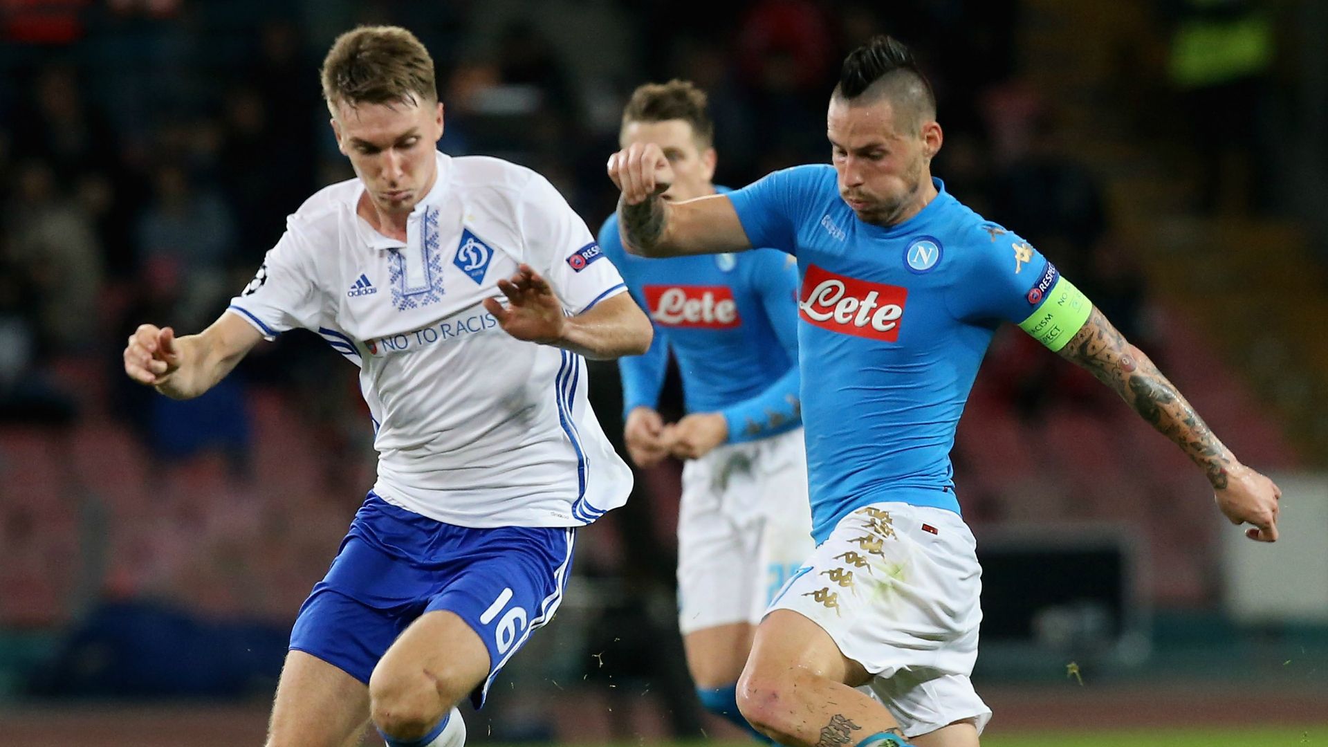 Yarmolenko Hamsik Napoli Dynamo Kiev Champions League