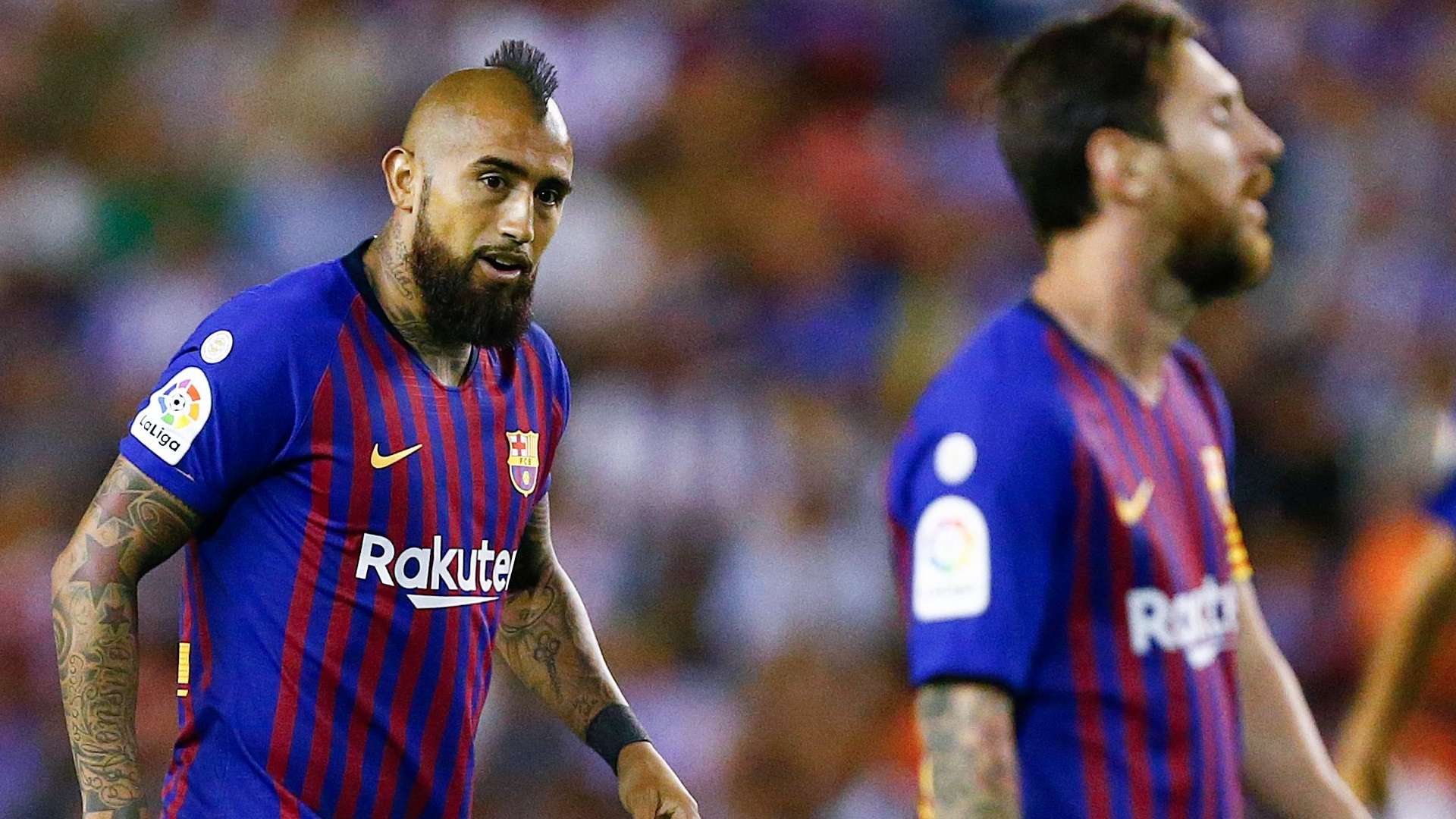 Vidal Messi Barcelona 28 08 2018