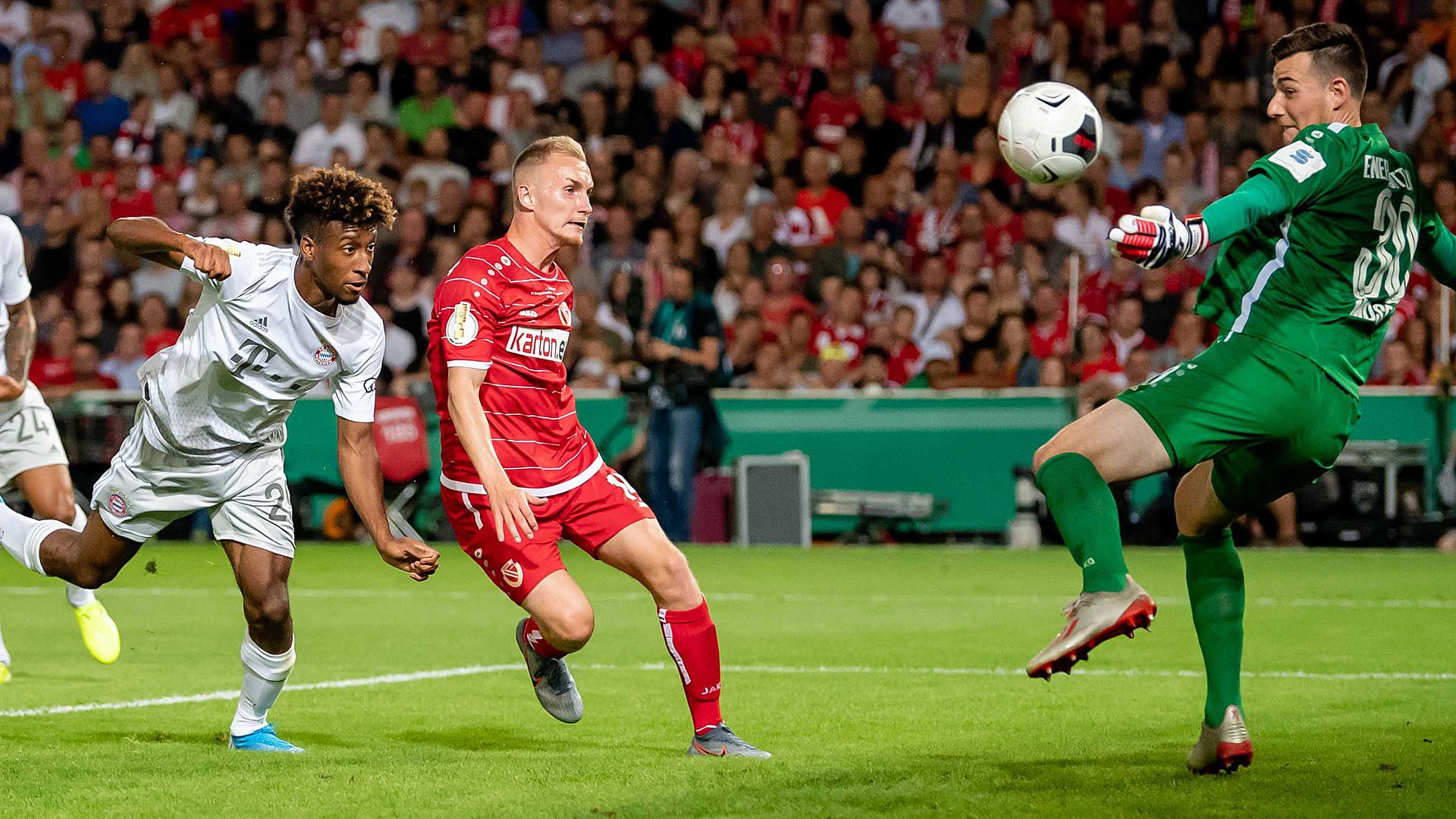 Kingsley Coman FC Bayern Energie Cottbus
