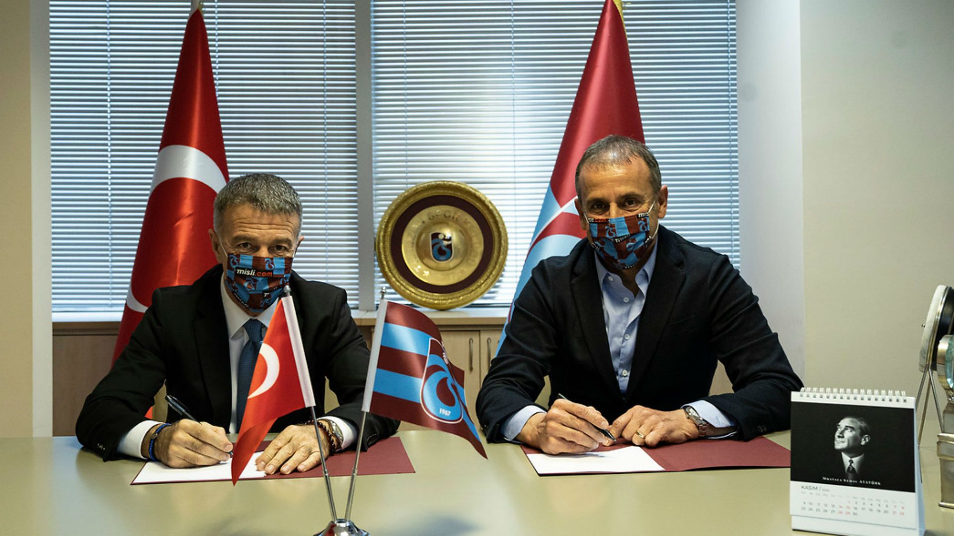 Abdullah Avci Ahmet Agaoglu Trabzonspor 11102020