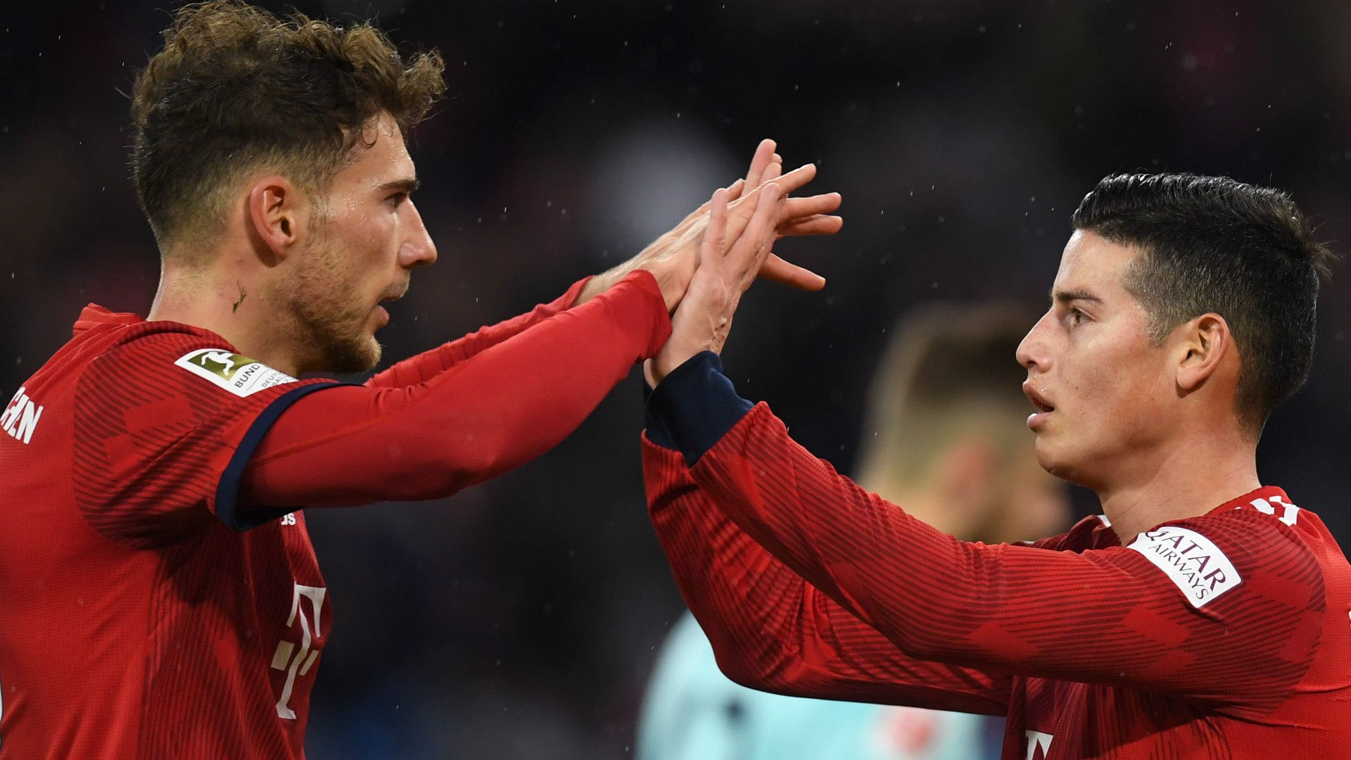 LEON GORETZKA JAMES RODRIGUEZ BAYERN MÜNCHEN