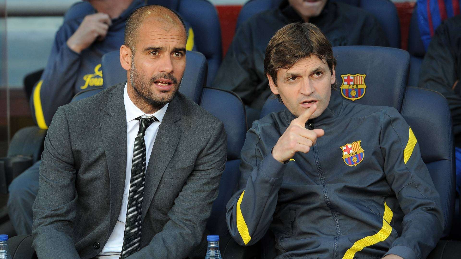 Pep Guardiola Tito Vilanova FC Barcelona 2012