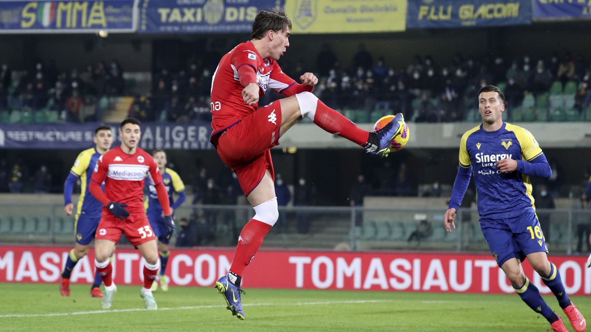 Dusan Vlahovic Verona Fiorentina Serie A