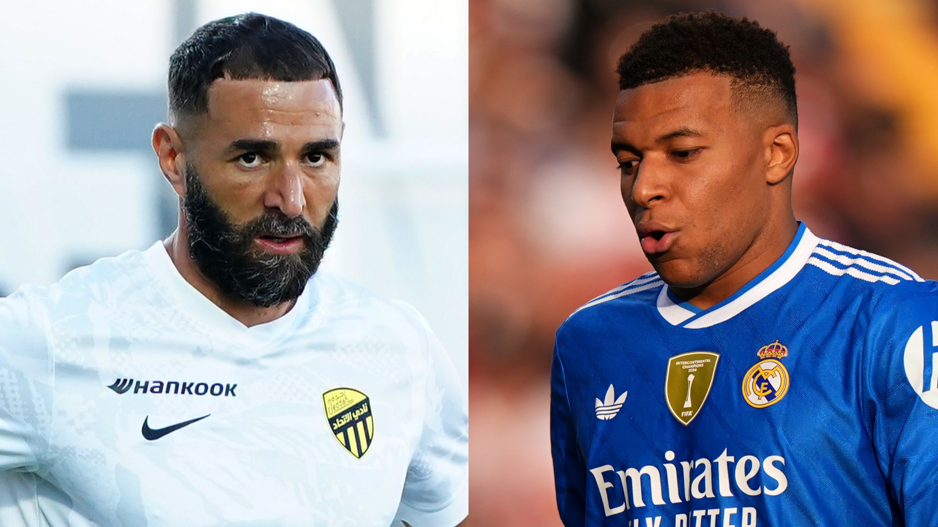 GFX Karim Benzema Kylian Mbappe