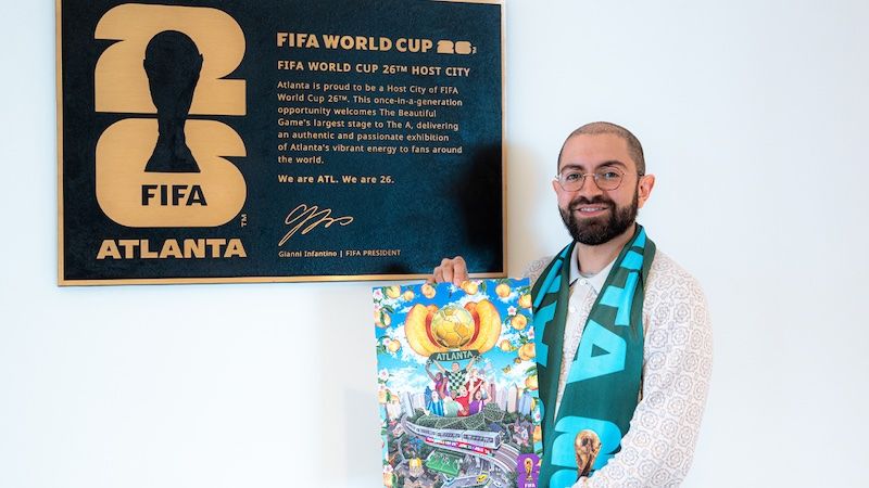 Atlanta World Cup poster