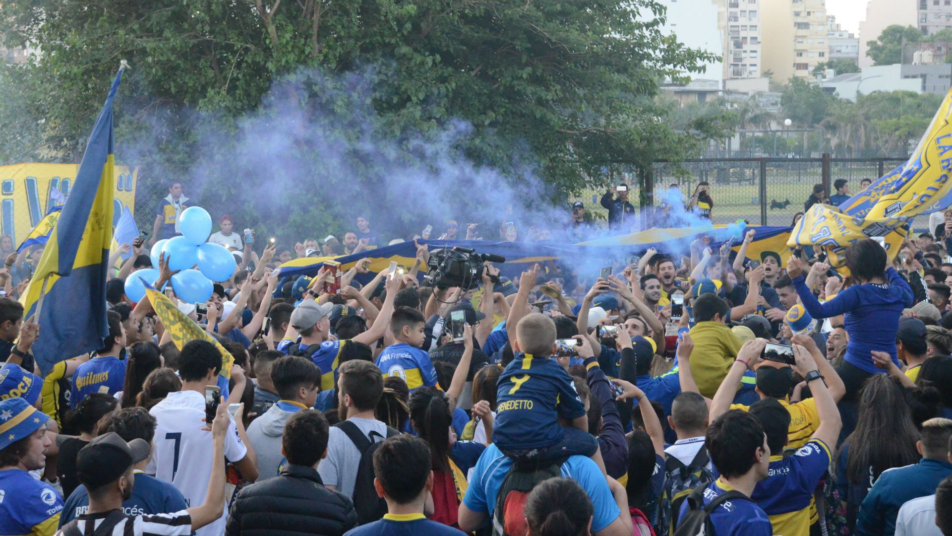 Boca Juniors fans 12042018