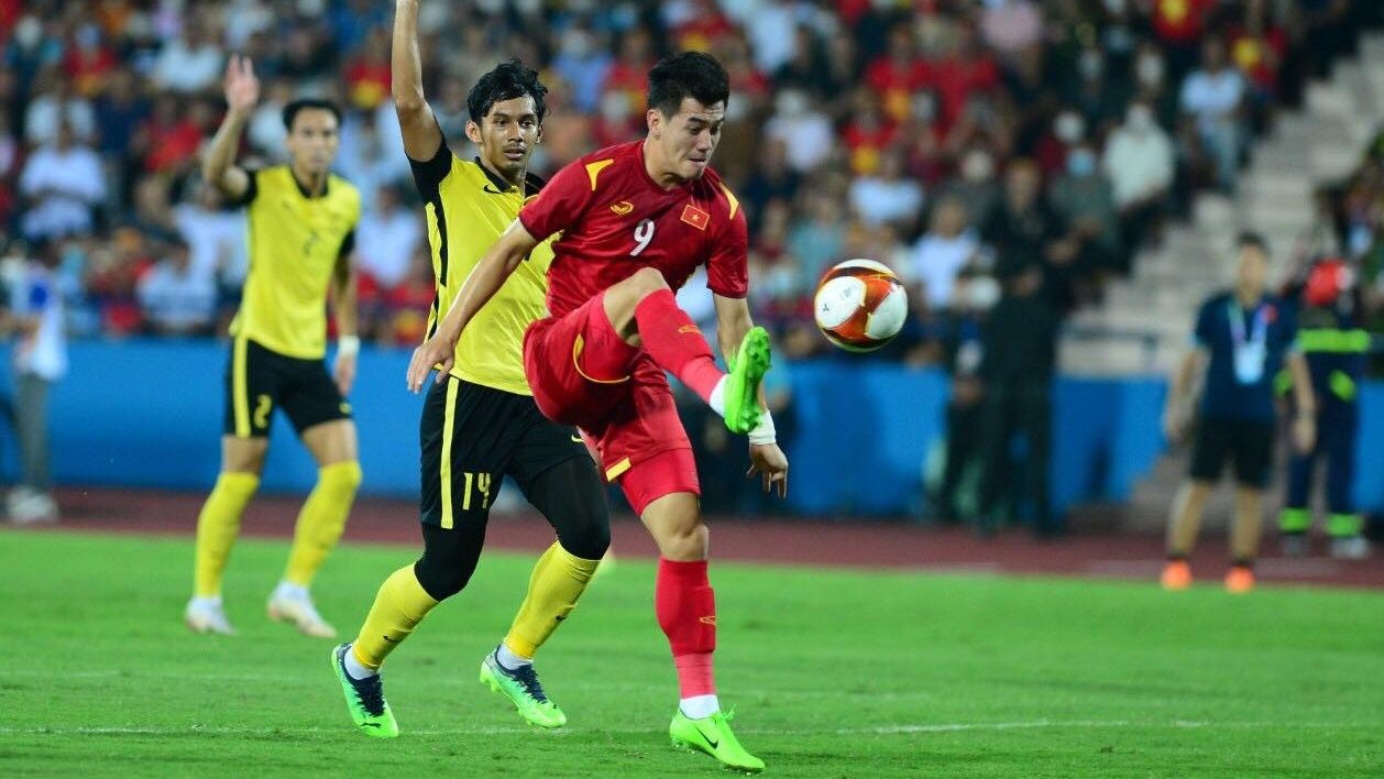 Nguyen Tien Linh Zikri Khalili U23 Vietnam U23 Malaysia SEA Games 31 Semifinal 19052022