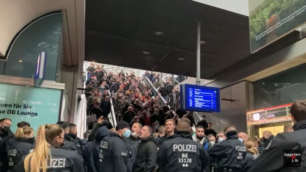 Feyenoord szurkolók Berlinben