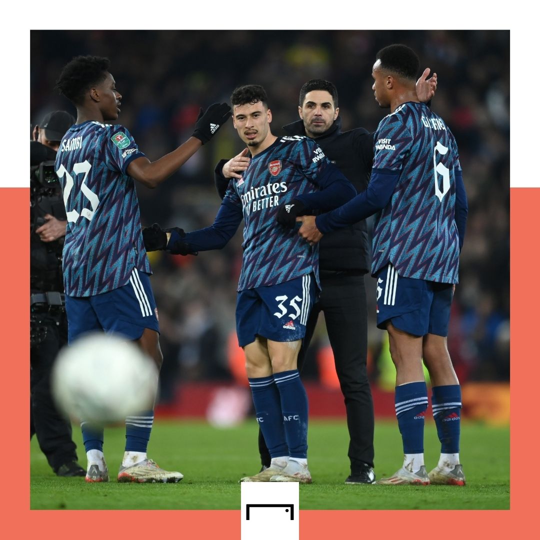Gabriel Martinelli Gabriel Sambi Lokonga Mikel Arteta Arsenal GFX 
