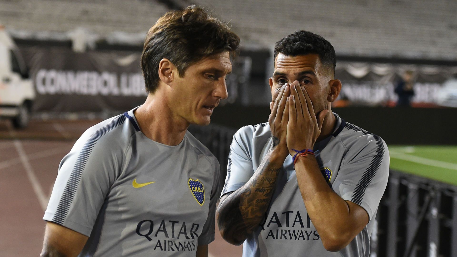 Guillermo Barros Schelotto Carlos Tevez Boca Juniors Copa Libertadores 24112018