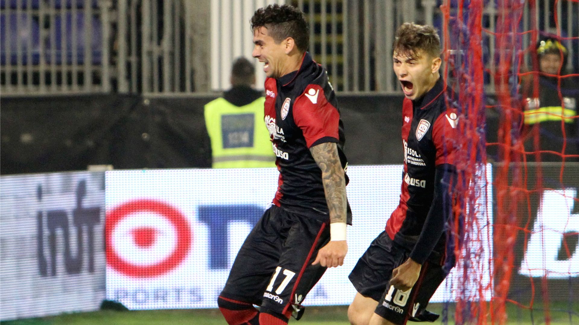 Diego Farias Nicolò Barella Cagliari Sassuolo Serie A 22122016