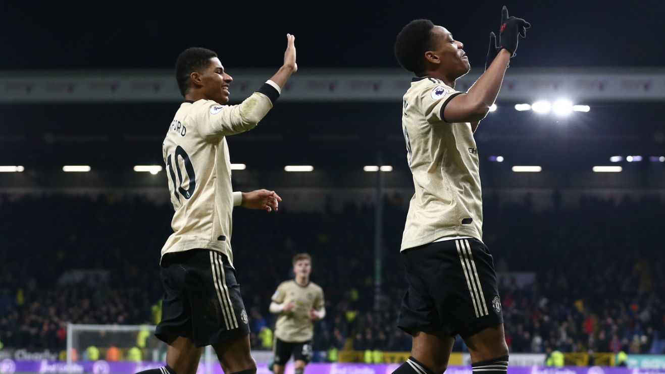 Anthony Martial Marcus Rashford Manchester United