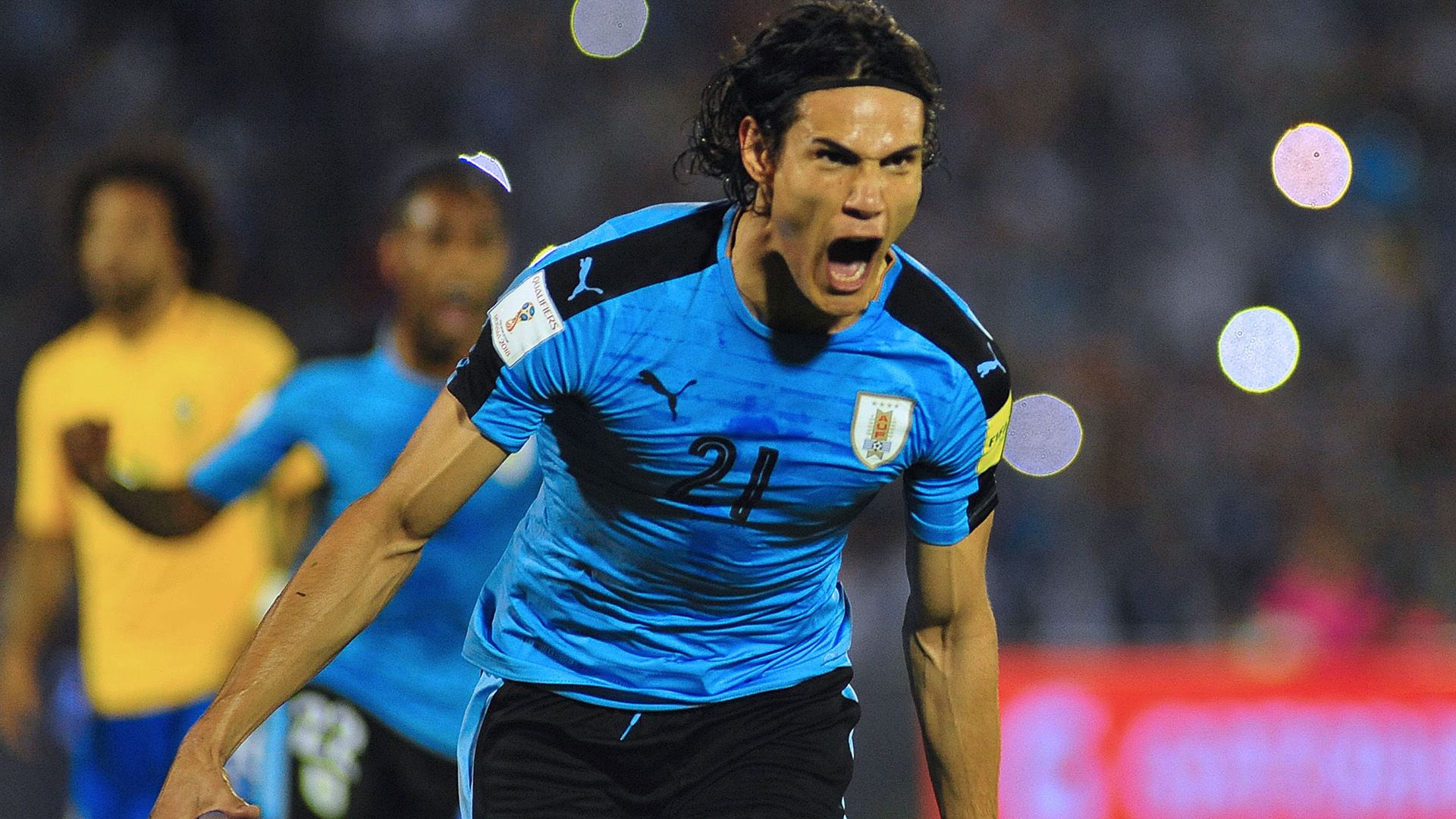Edinson Cavani Brasil Uruguai Eliminatorias 2018 23032017