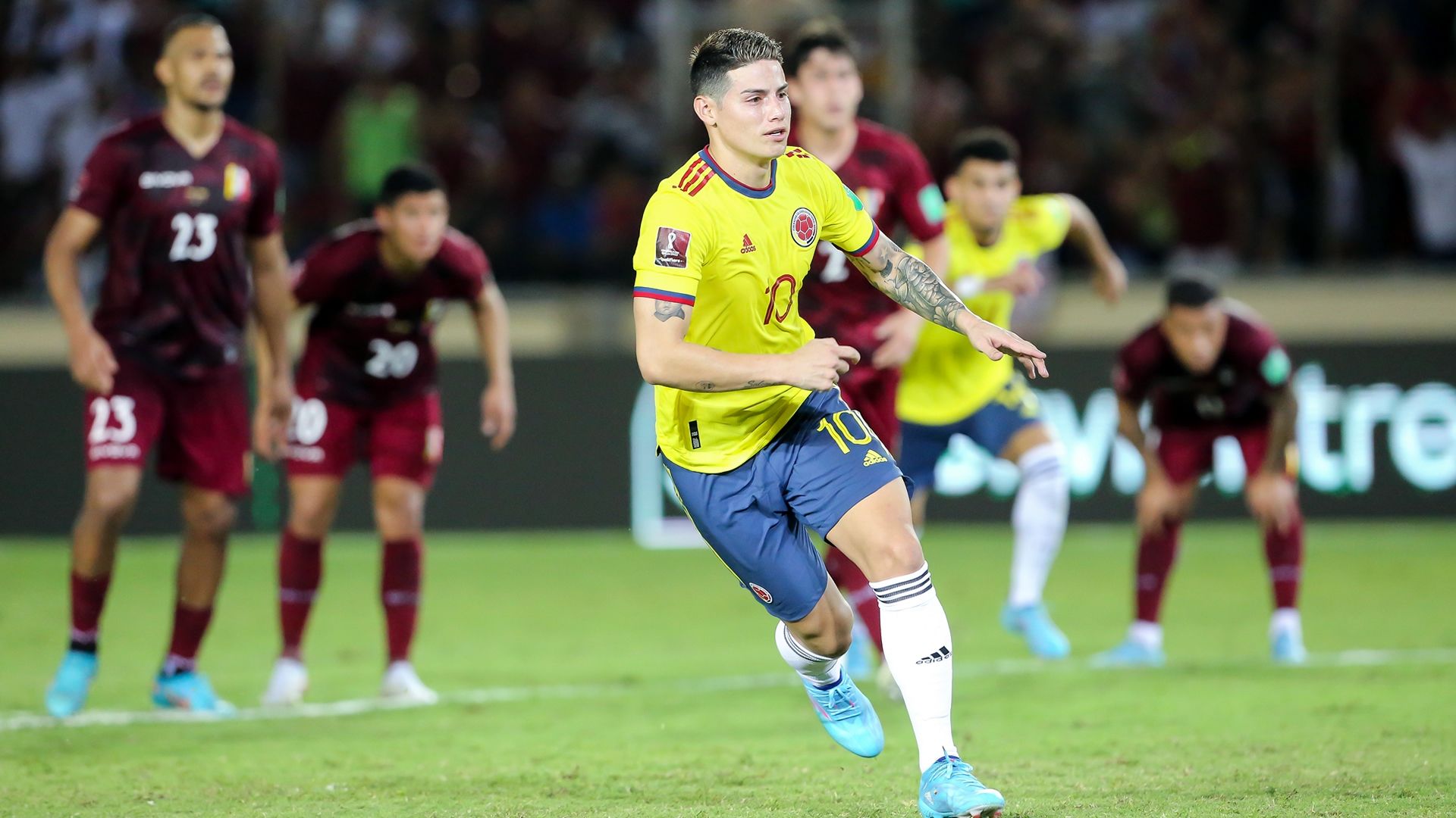 Venezuela Colombia James Rodríguez Eliminatorias Qatar 2022