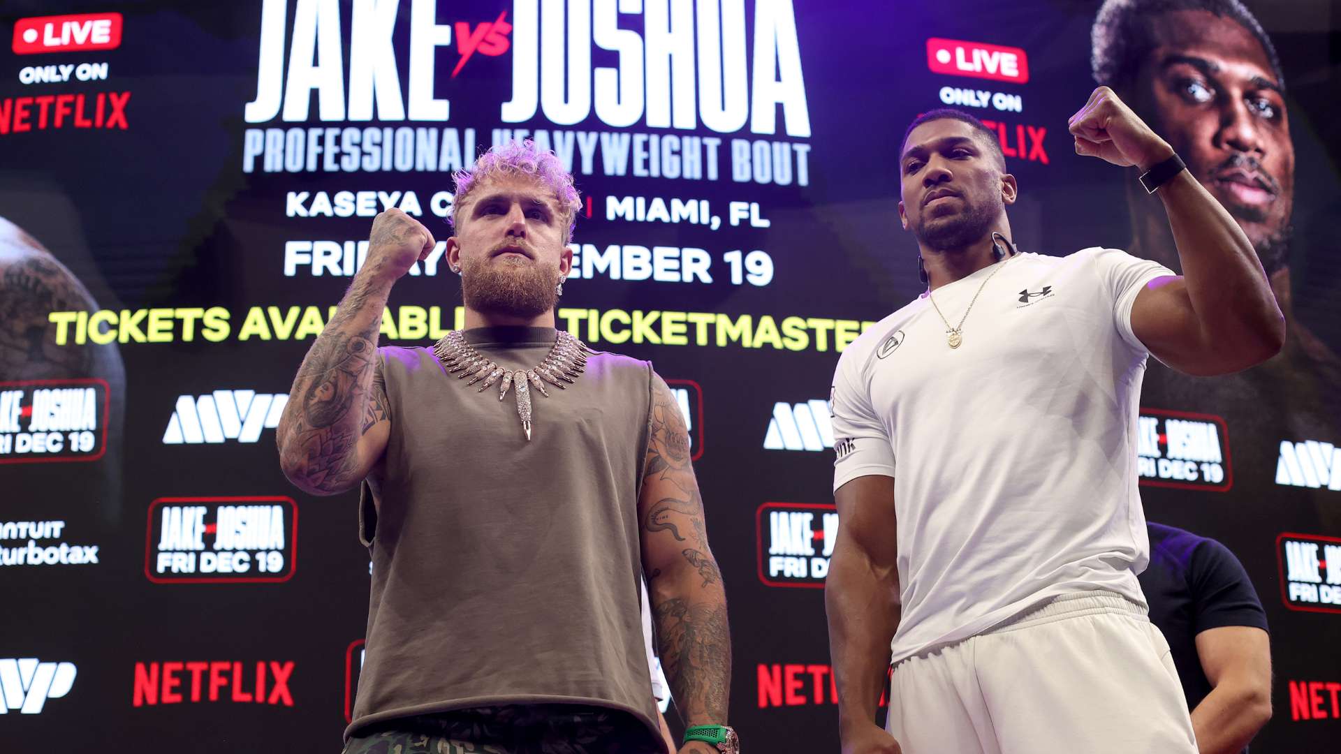 Jake Paul v Anthony Joshua - Press Conference