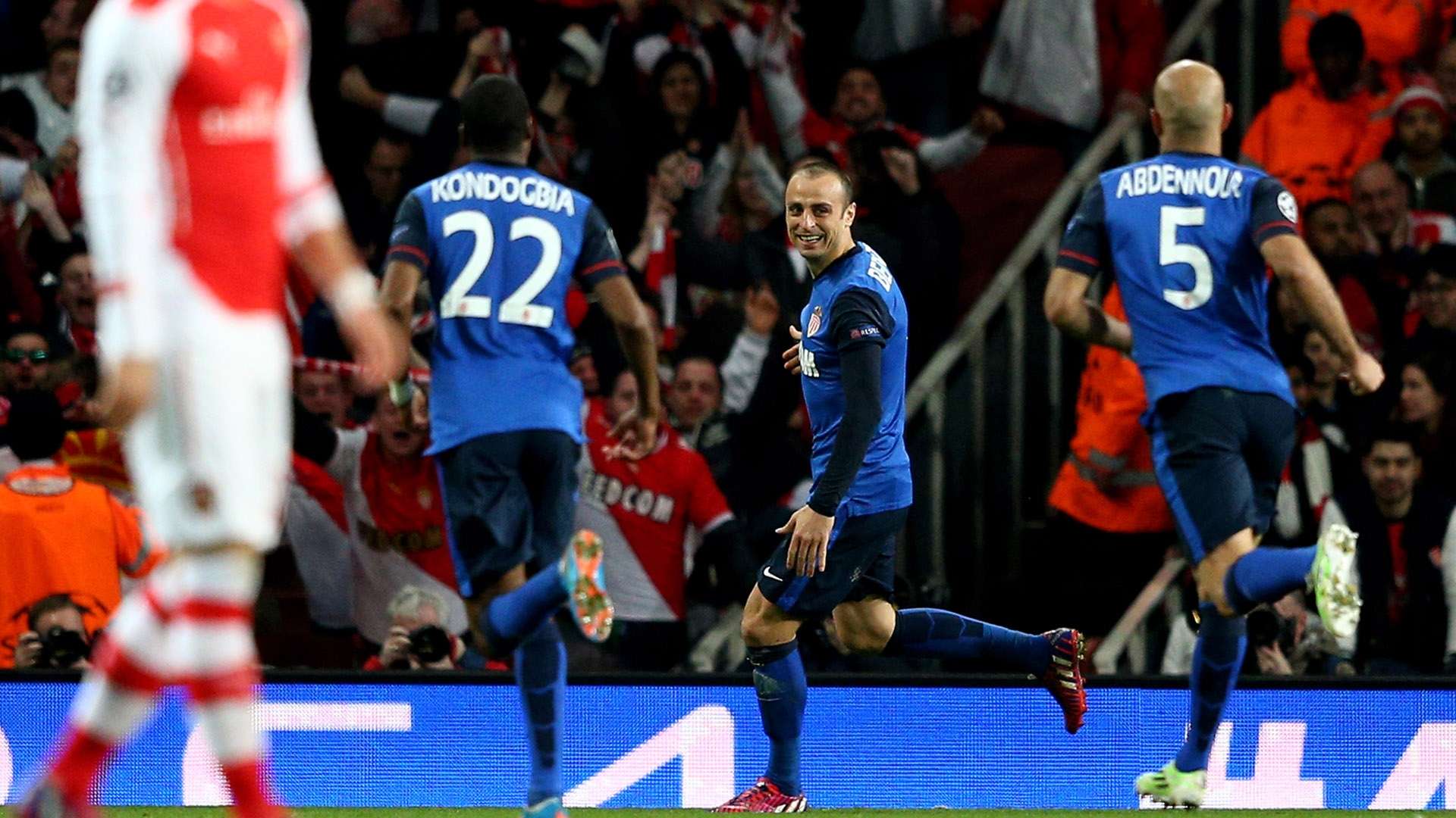 Dimitar Berbatov Monaco Arsenal Champions League