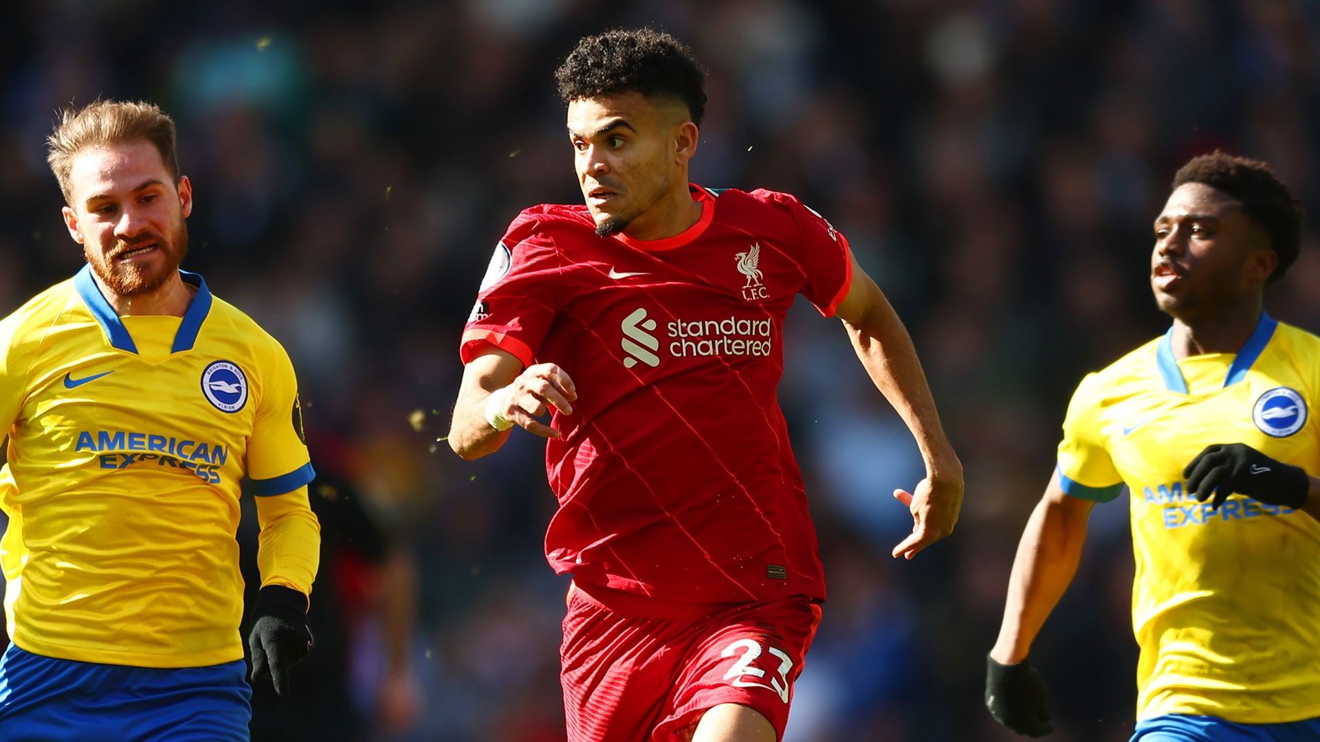 Luis Diaz Liverpool Brighton Premier League 2021-22