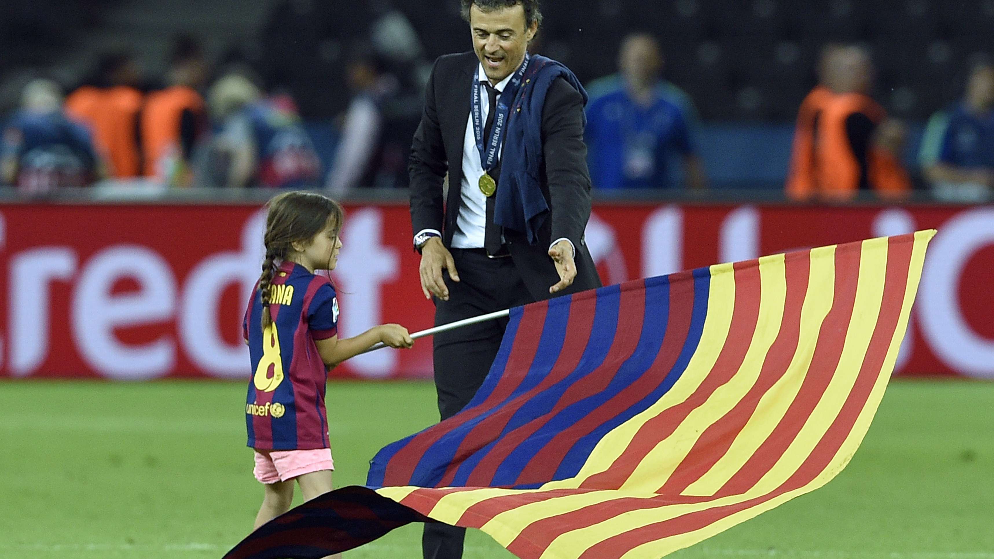 Luis Enrique daughter Xana 2015