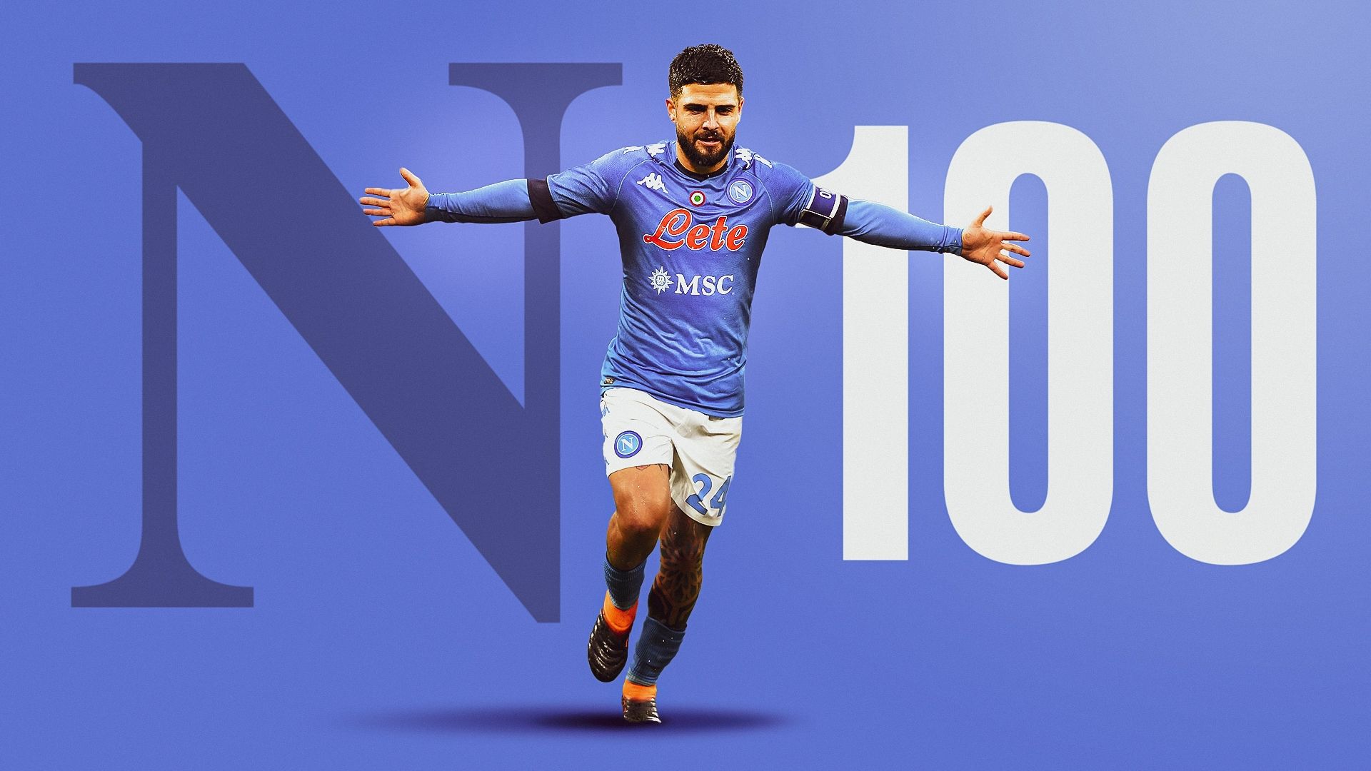 Insigne 100 goal Napoli