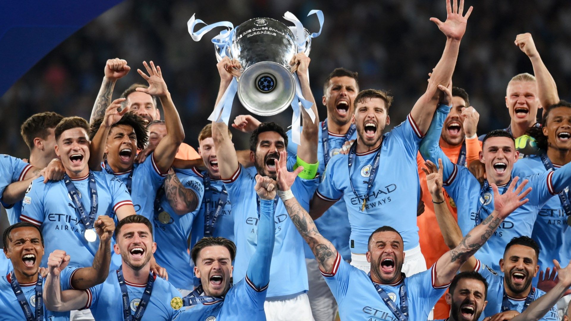 Man City Champions League win