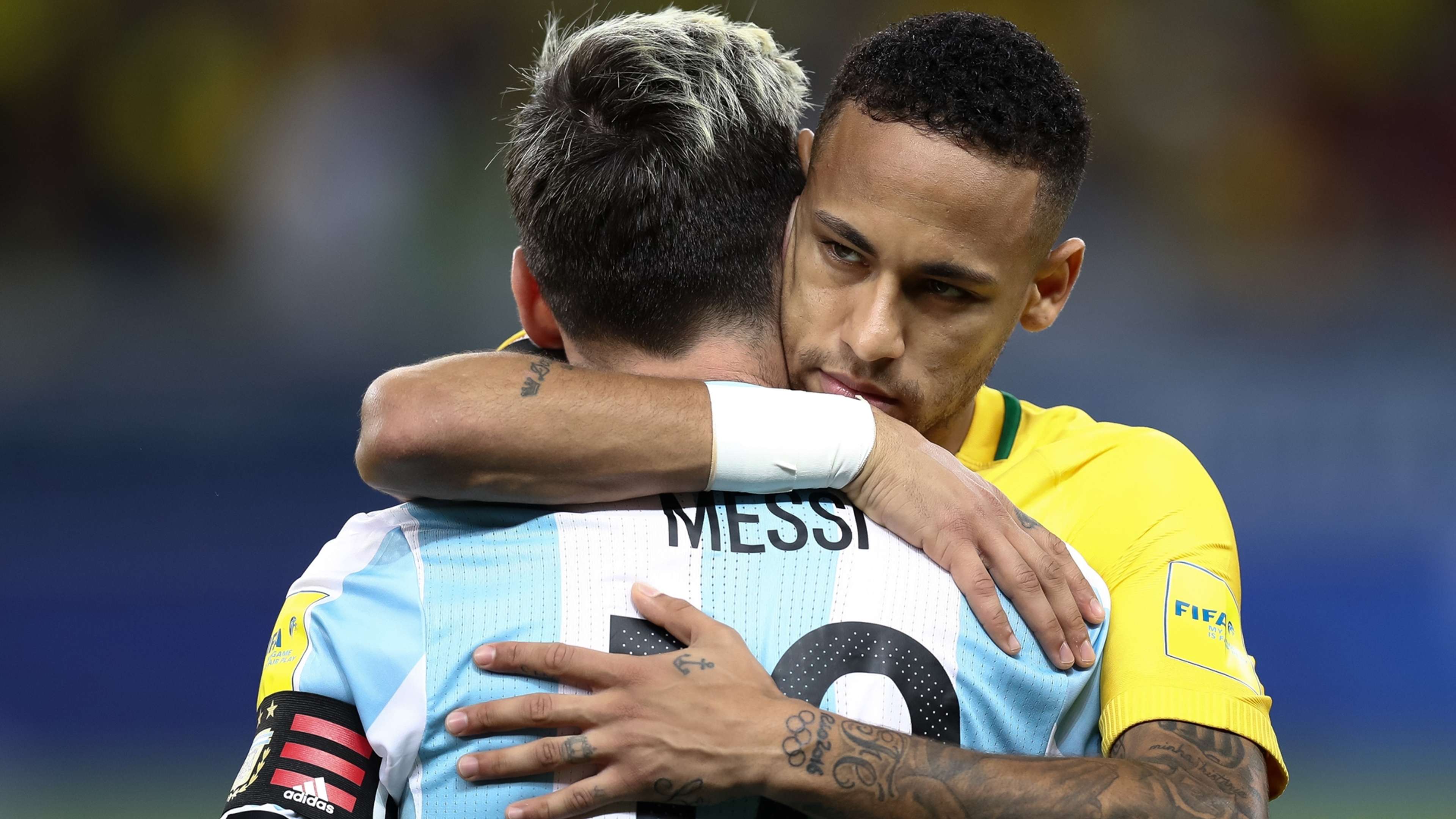 Neymar Messi Argentina Brazil